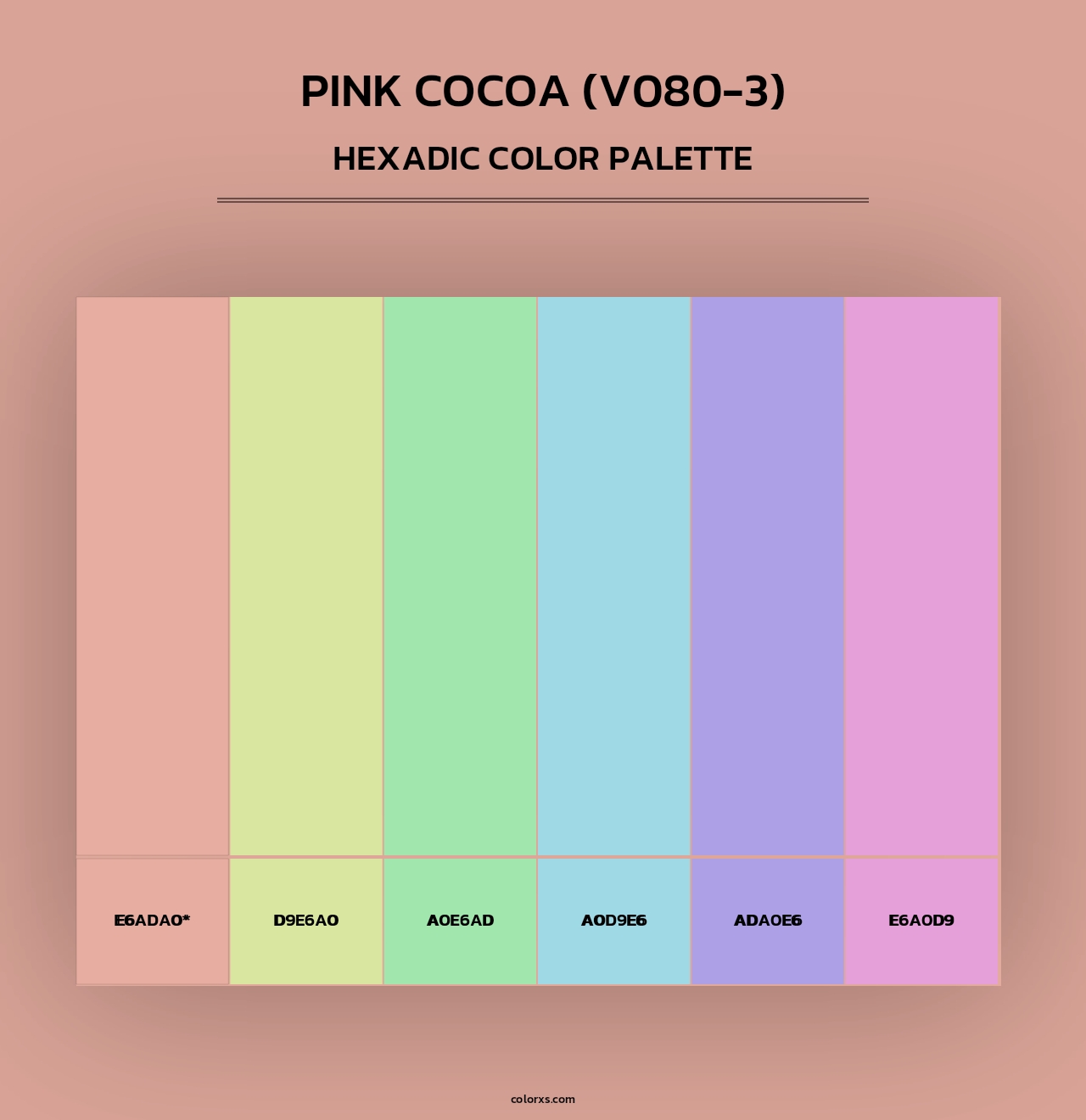 Pink Cocoa (V080-3) - Hexadic Color Palette