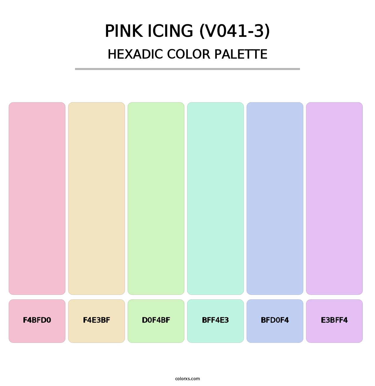 Pink Icing (V041-3) - Hexadic Color Palette