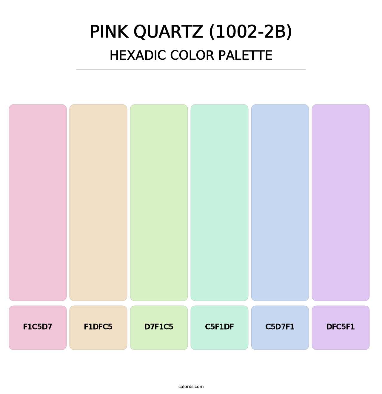 Pink Quartz (1002-2B) - Hexadic Color Palette