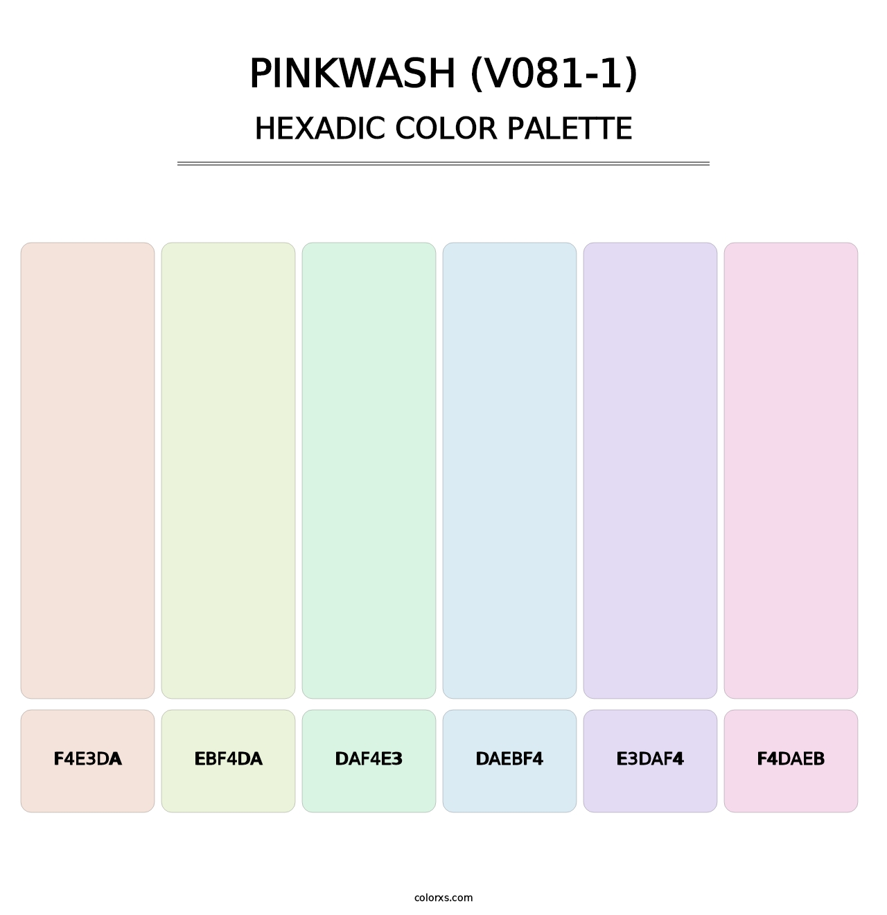 Pinkwash (V081-1) - Hexadic Color Palette