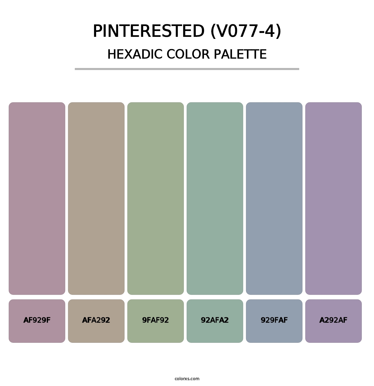 Pinterested (V077-4) - Hexadic Color Palette