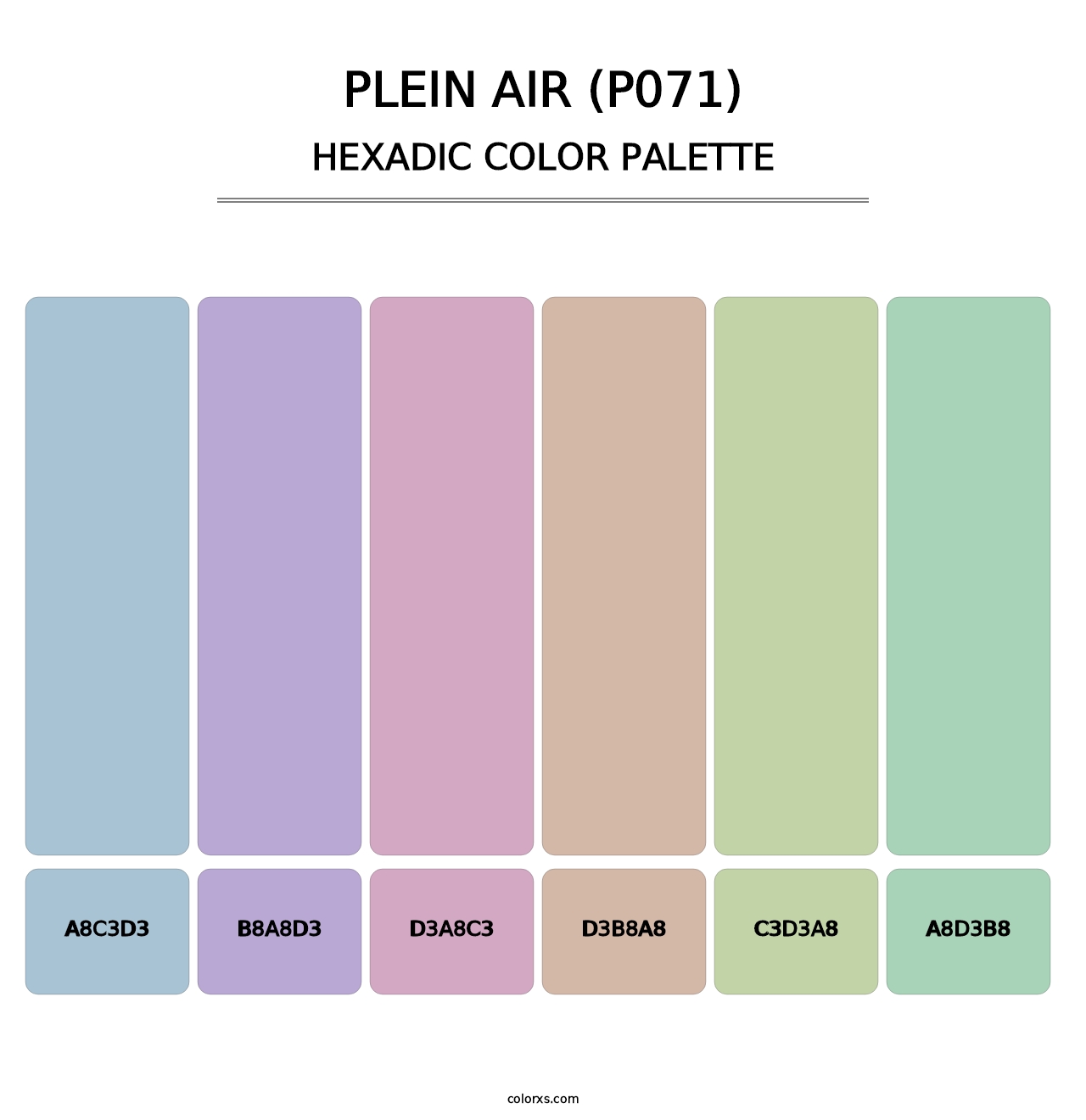 Plein Air (P071) - Hexadic Color Palette
