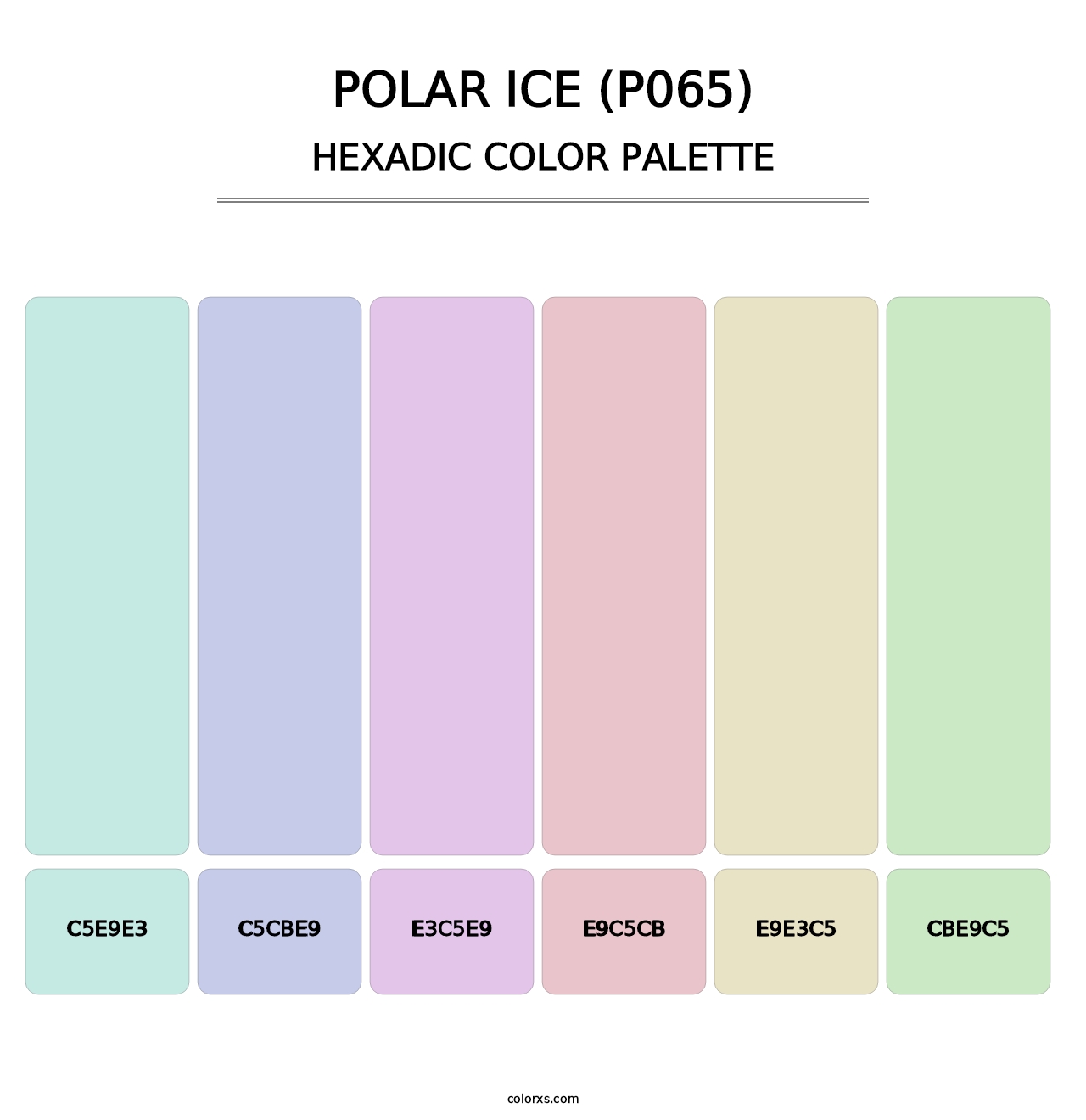 Polar Ice (P065) - Hexadic Color Palette