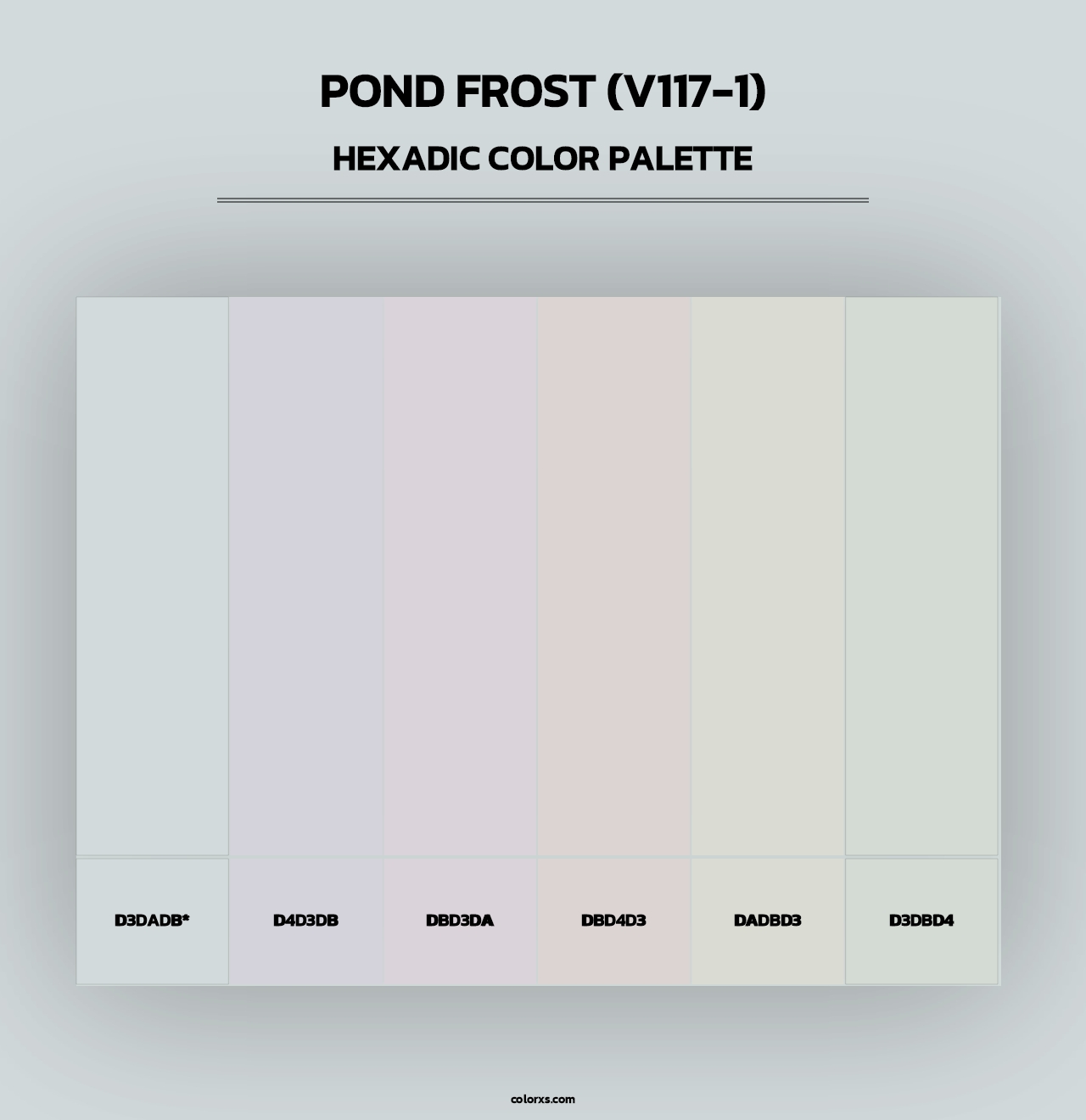 Pond Frost (V117-1) - Hexadic Color Palette