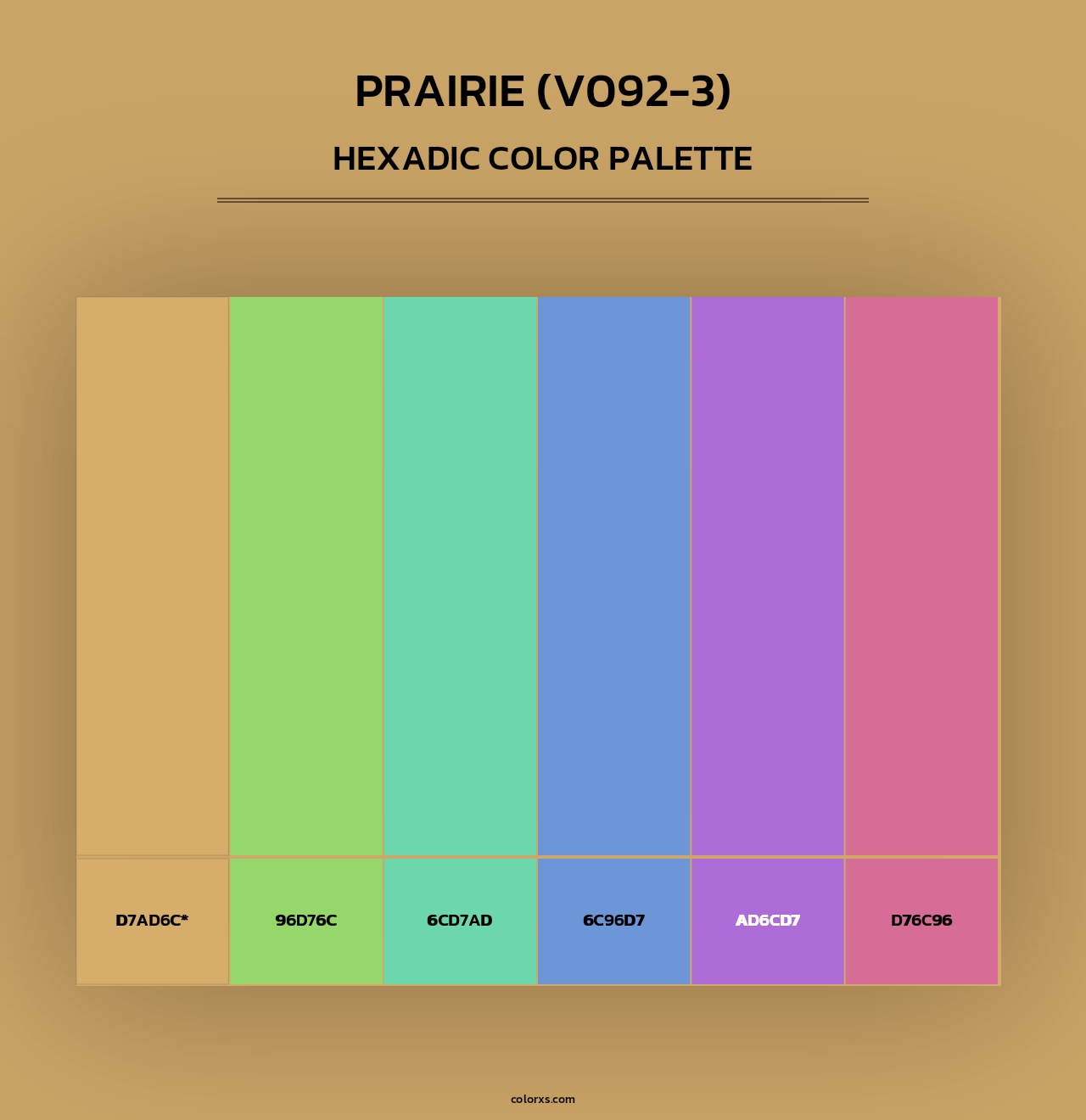 Prairie (V092-3) - Hexadic Color Palette