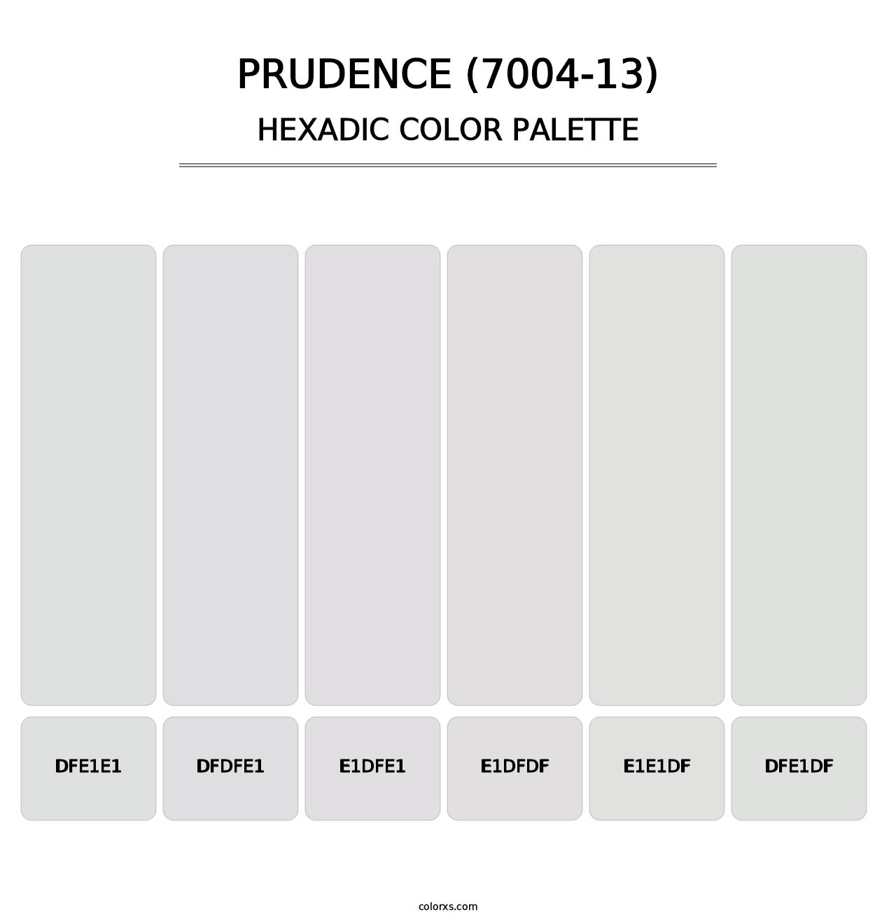 Prudence (7004-13) - Hexadic Color Palette