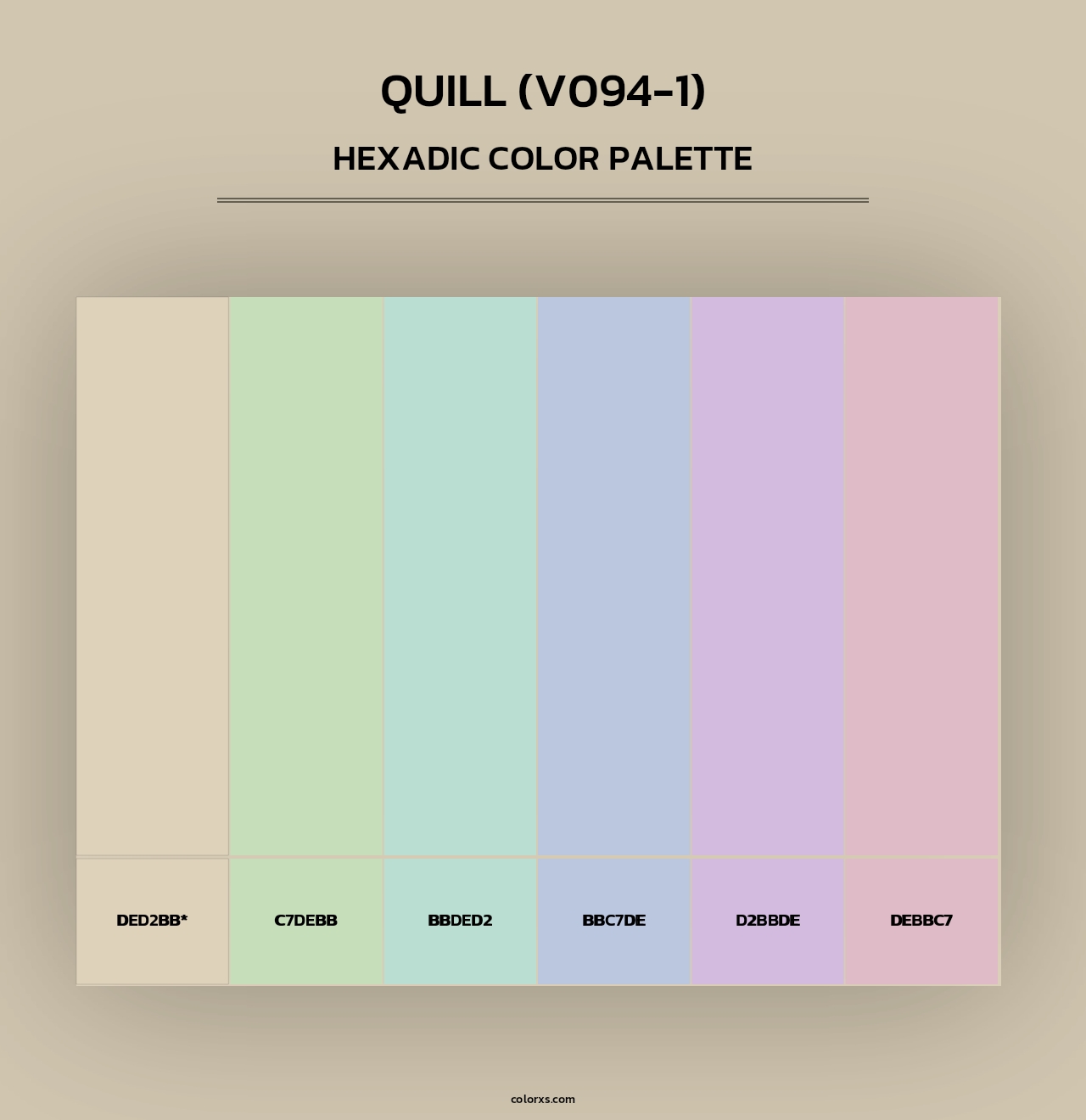 Quill (V094-1) - Hexadic Color Palette