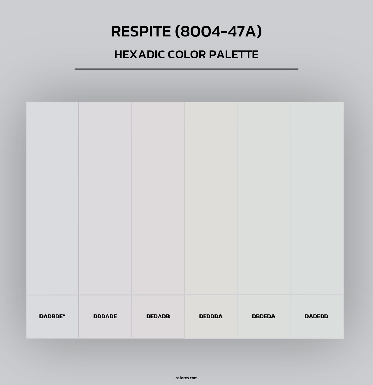 Respite (8004-47A) - Hexadic Color Palette