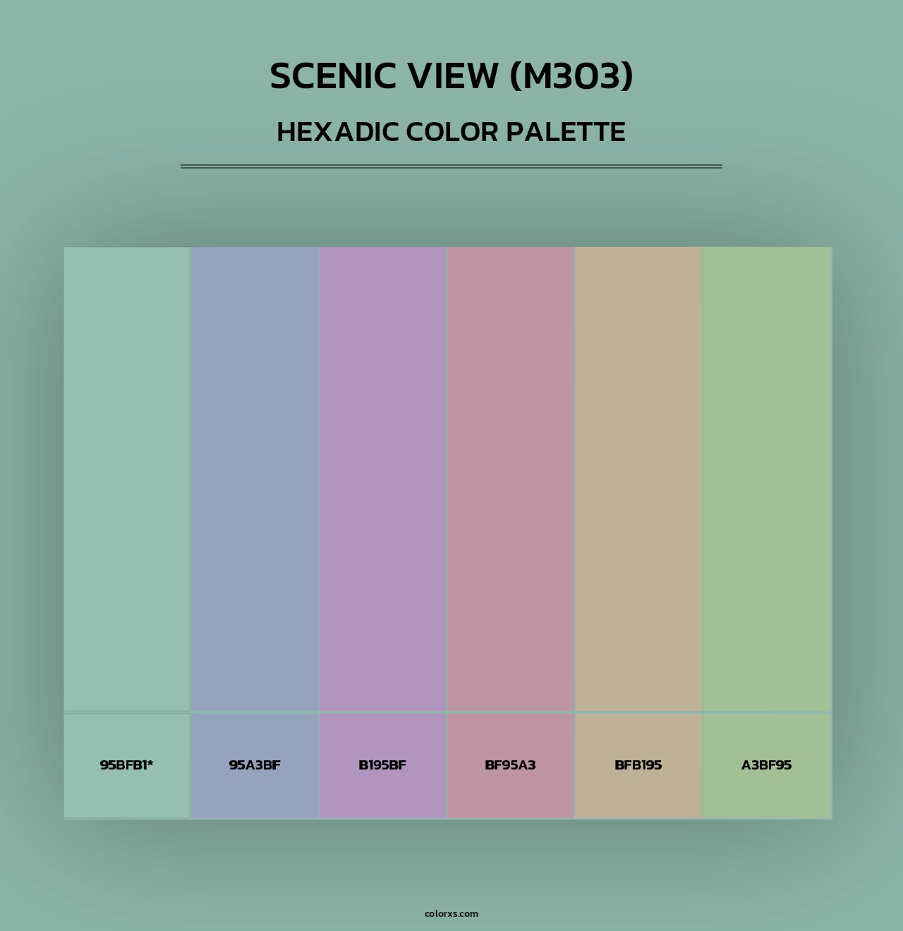 Scenic View (M303) - Hexadic Color Palette