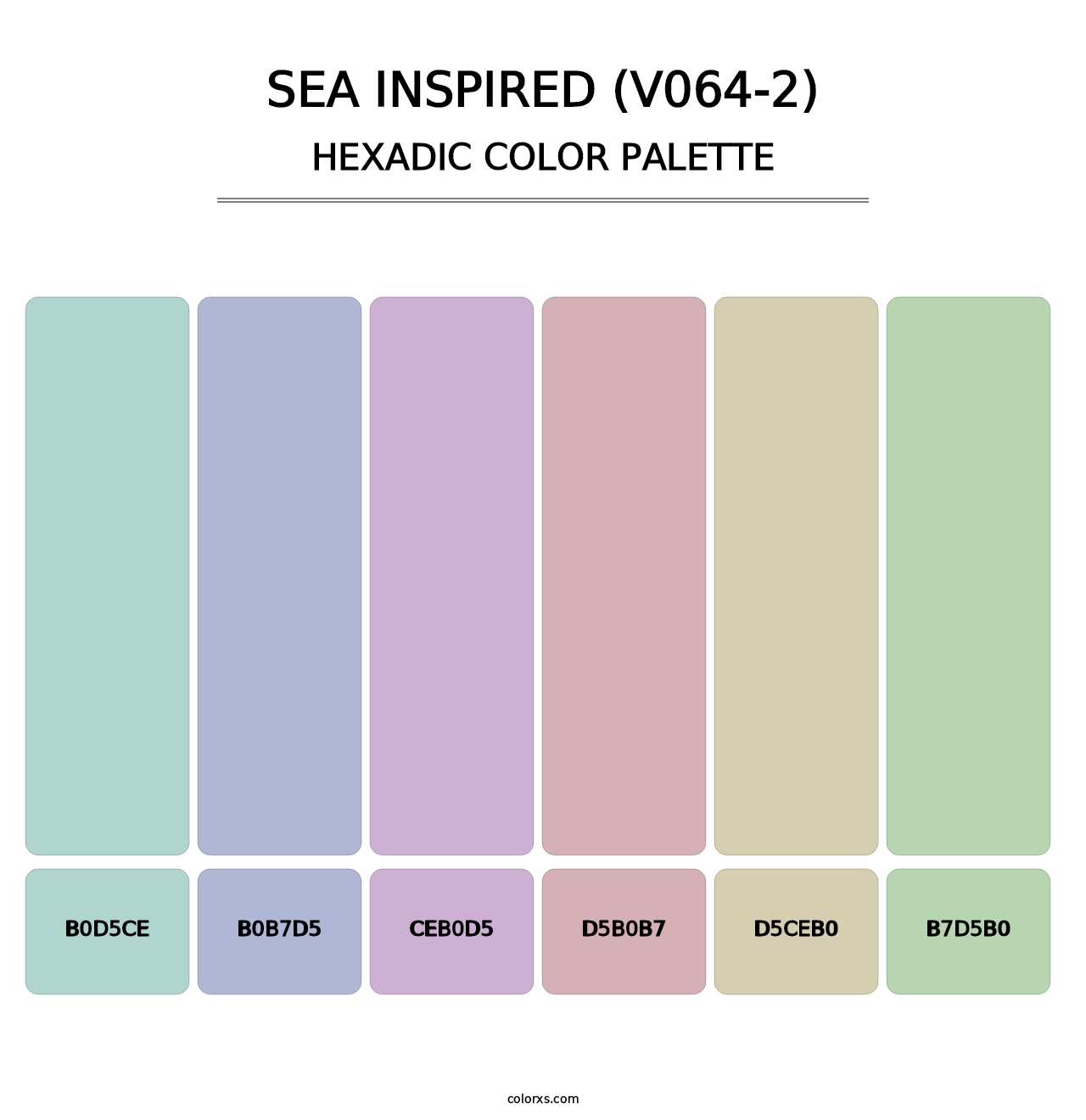 Sea Inspired (V064-2) - Hexadic Color Palette
