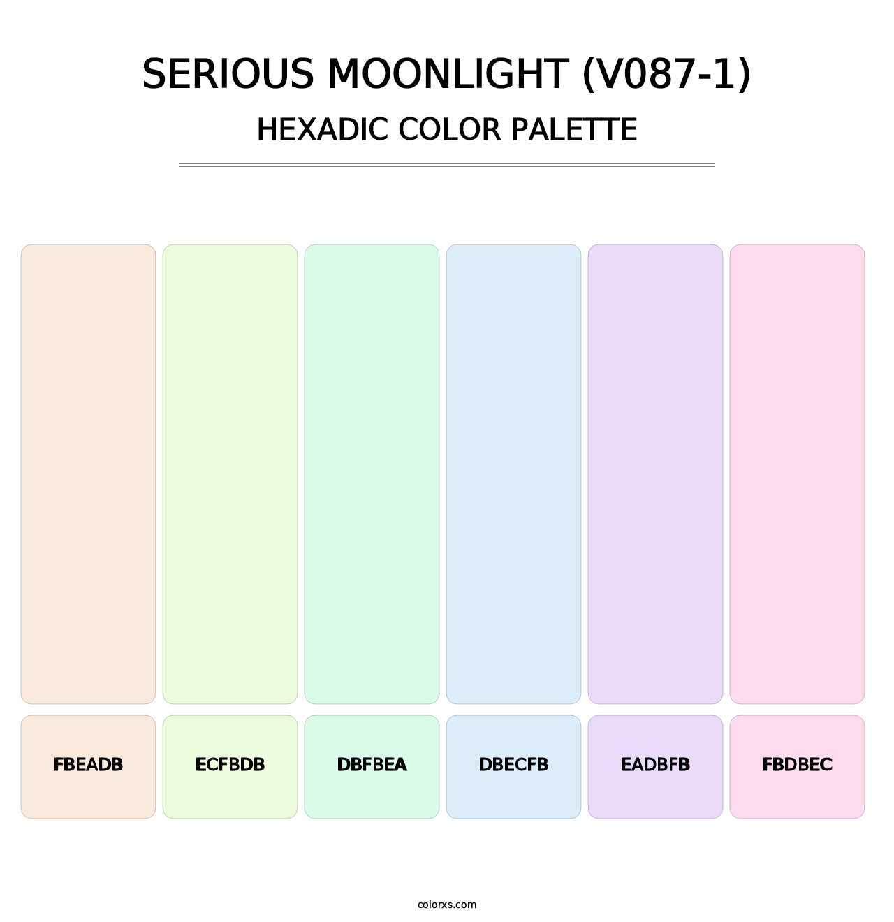 Serious Moonlight (V087-1) - Hexadic Color Palette