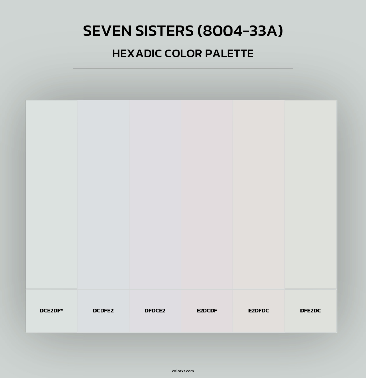 Seven Sisters (8004-33A) - Hexadic Color Palette