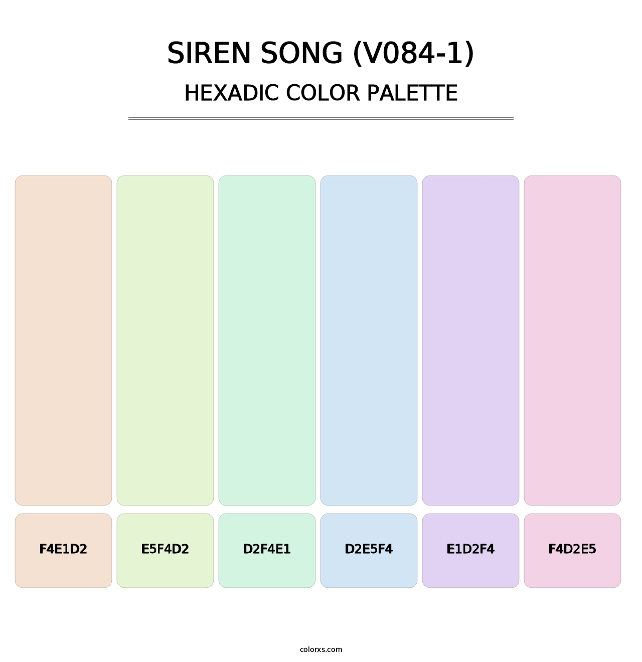 Siren Song (V084-1) - Hexadic Color Palette