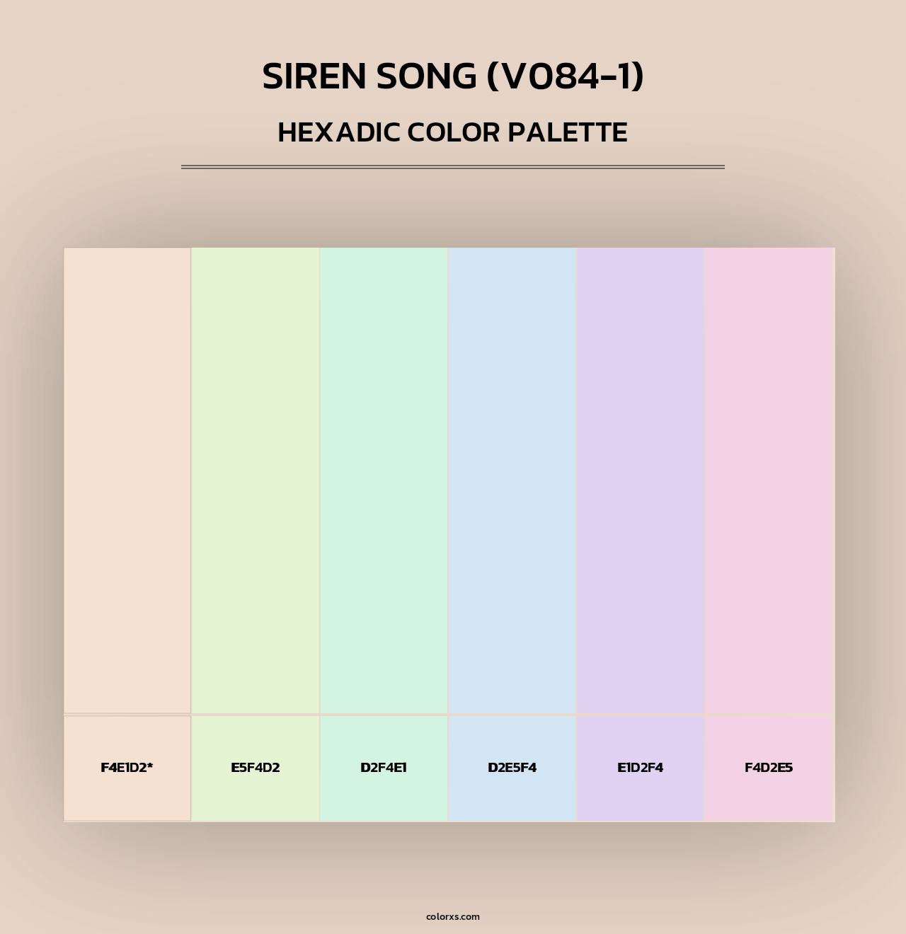 Siren Song (V084-1) - Hexadic Color Palette