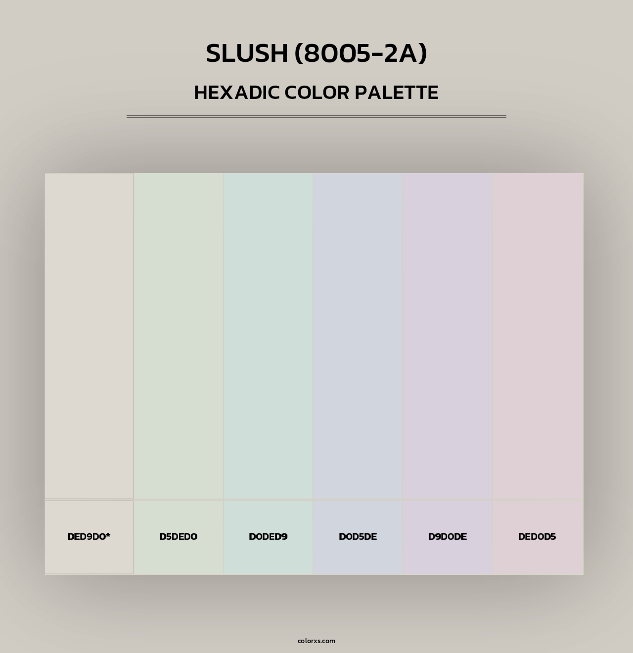 Slush (8005-2A) - Hexadic Color Palette