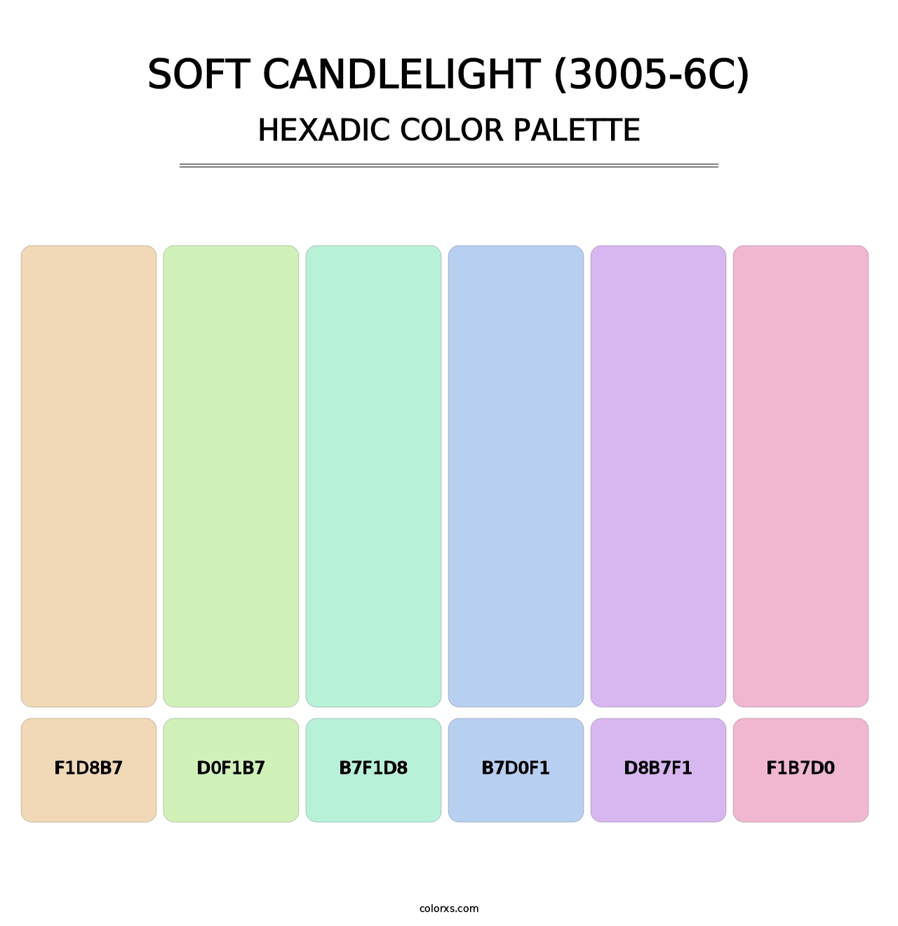 Soft Candlelight (3005-6C) - Hexadic Color Palette