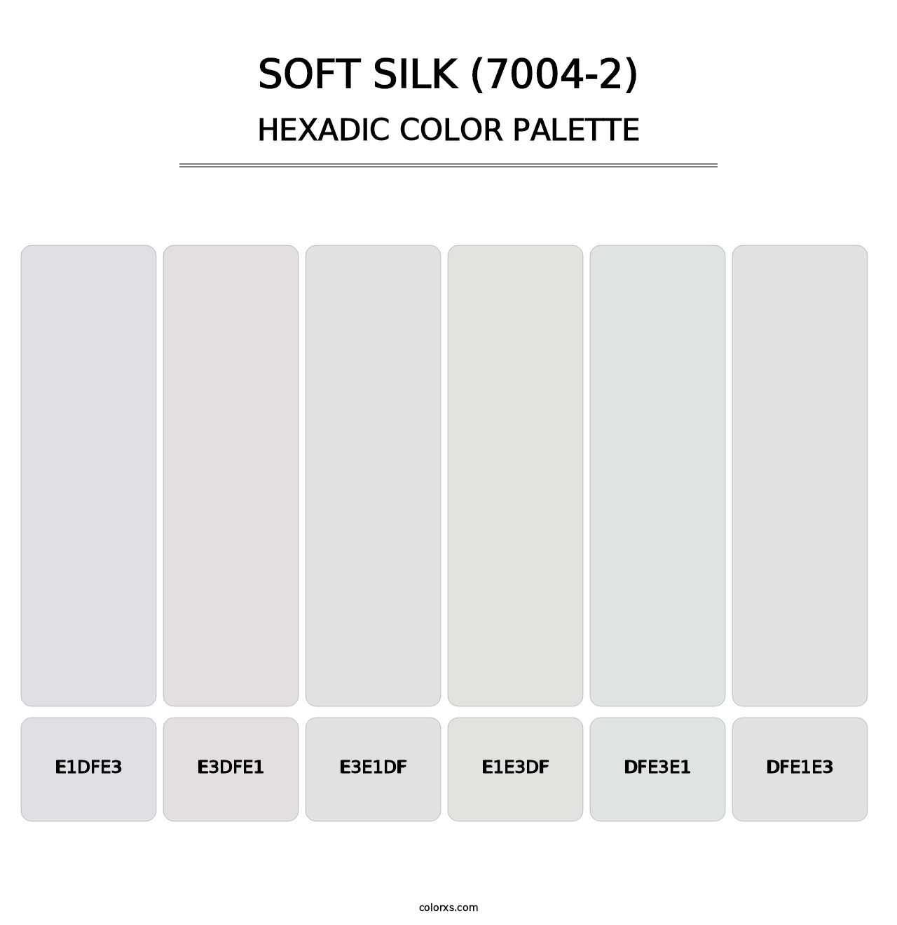 Soft Silk (7004-2) - Hexadic Color Palette