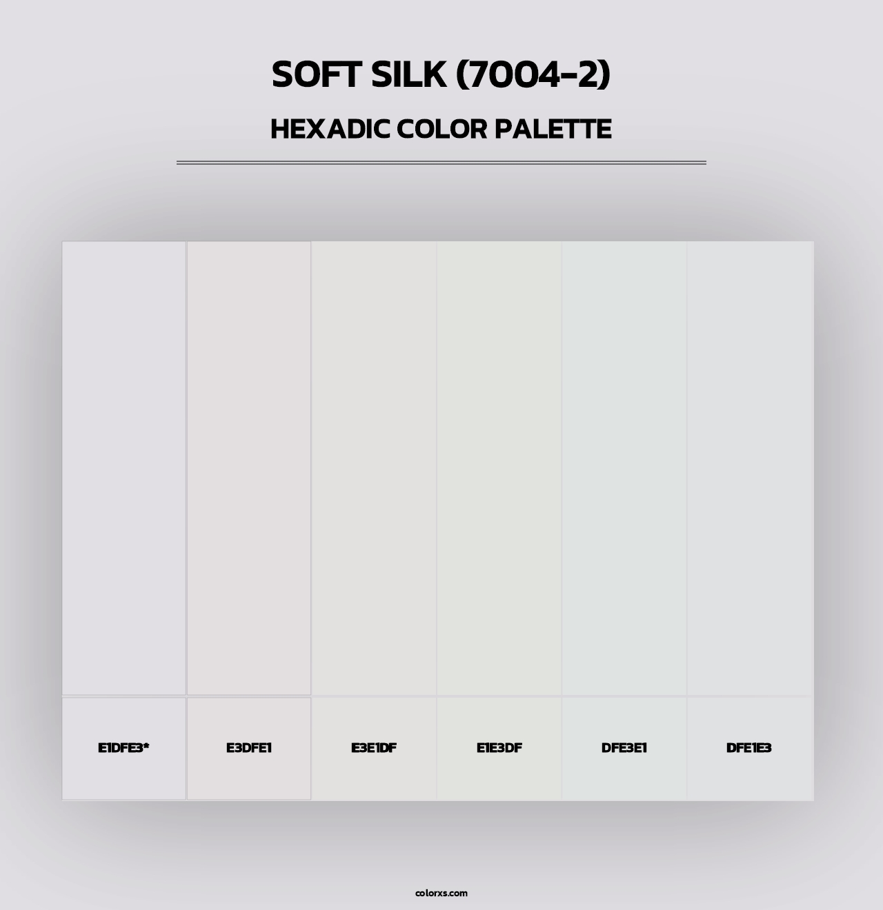 Soft Silk (7004-2) - Hexadic Color Palette