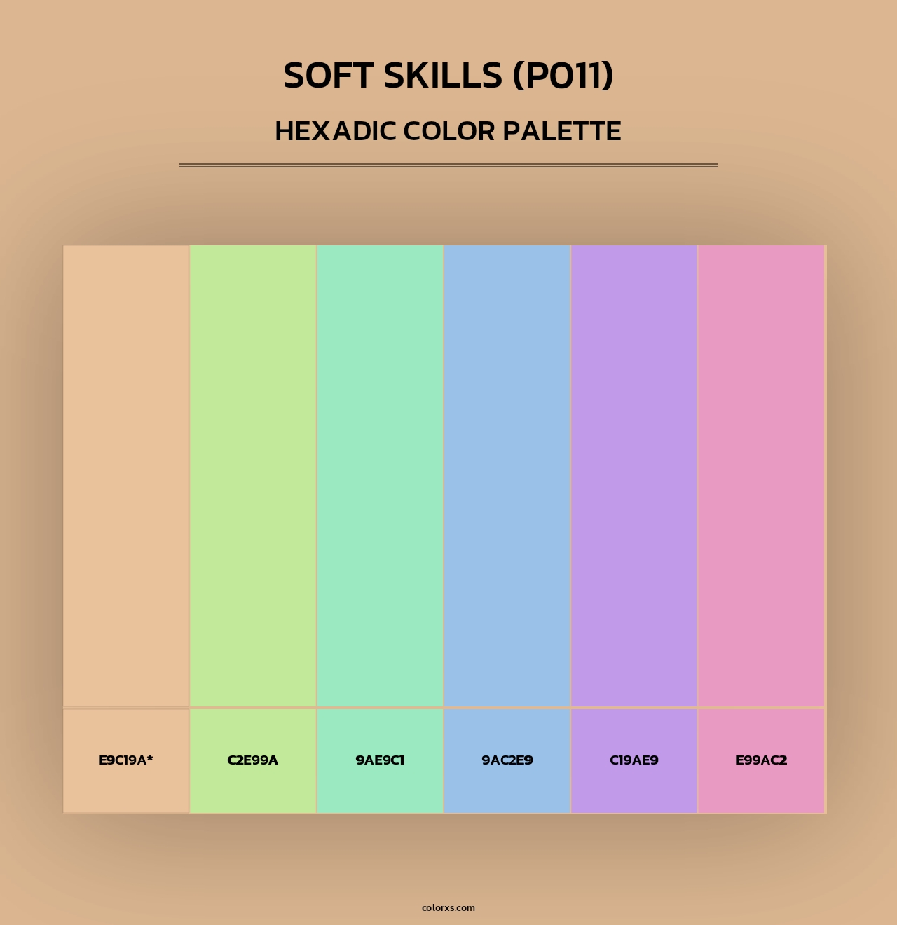 Soft Skills (P011) - Hexadic Color Palette