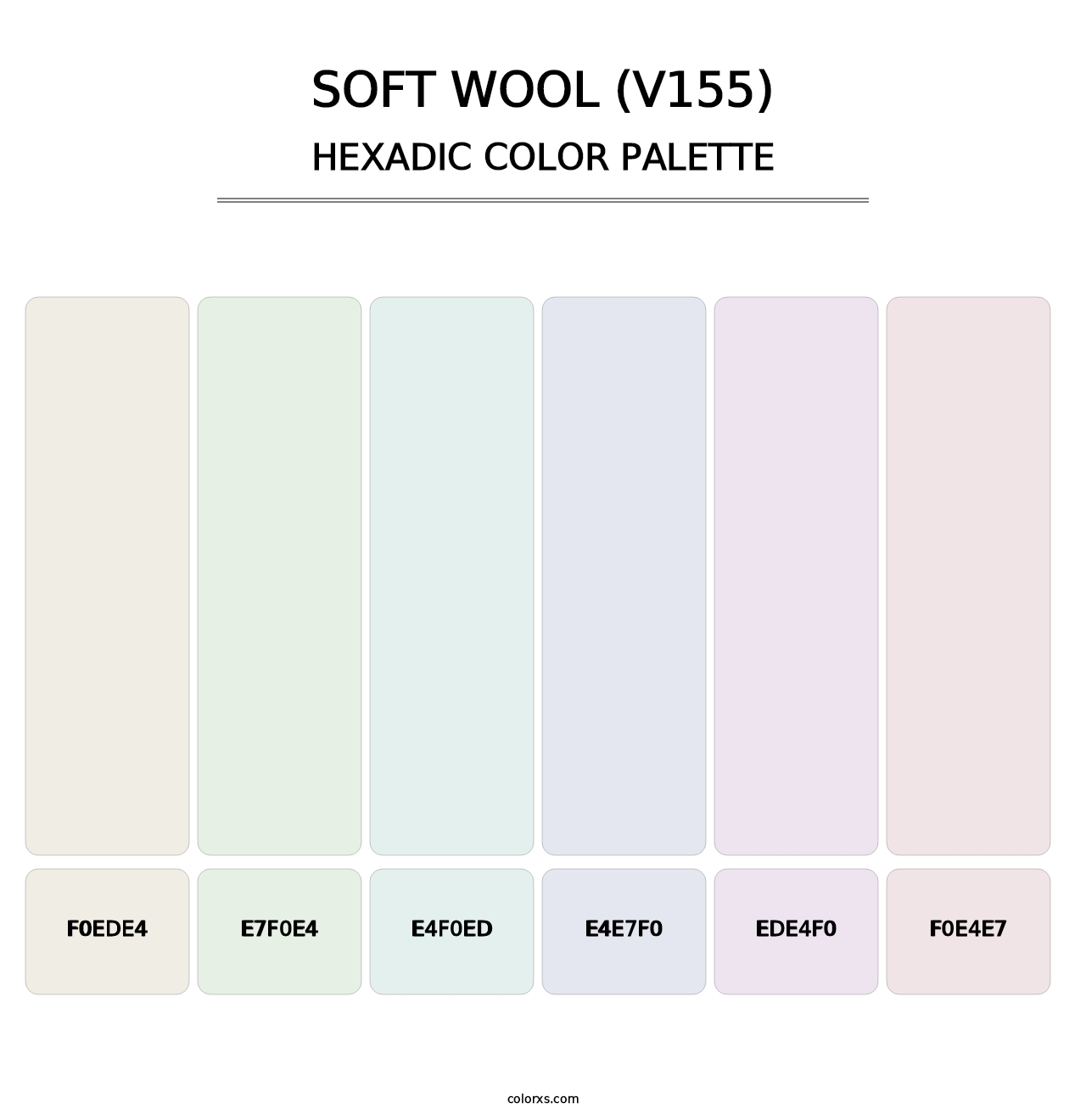 Soft Wool (V155) - Hexadic Color Palette