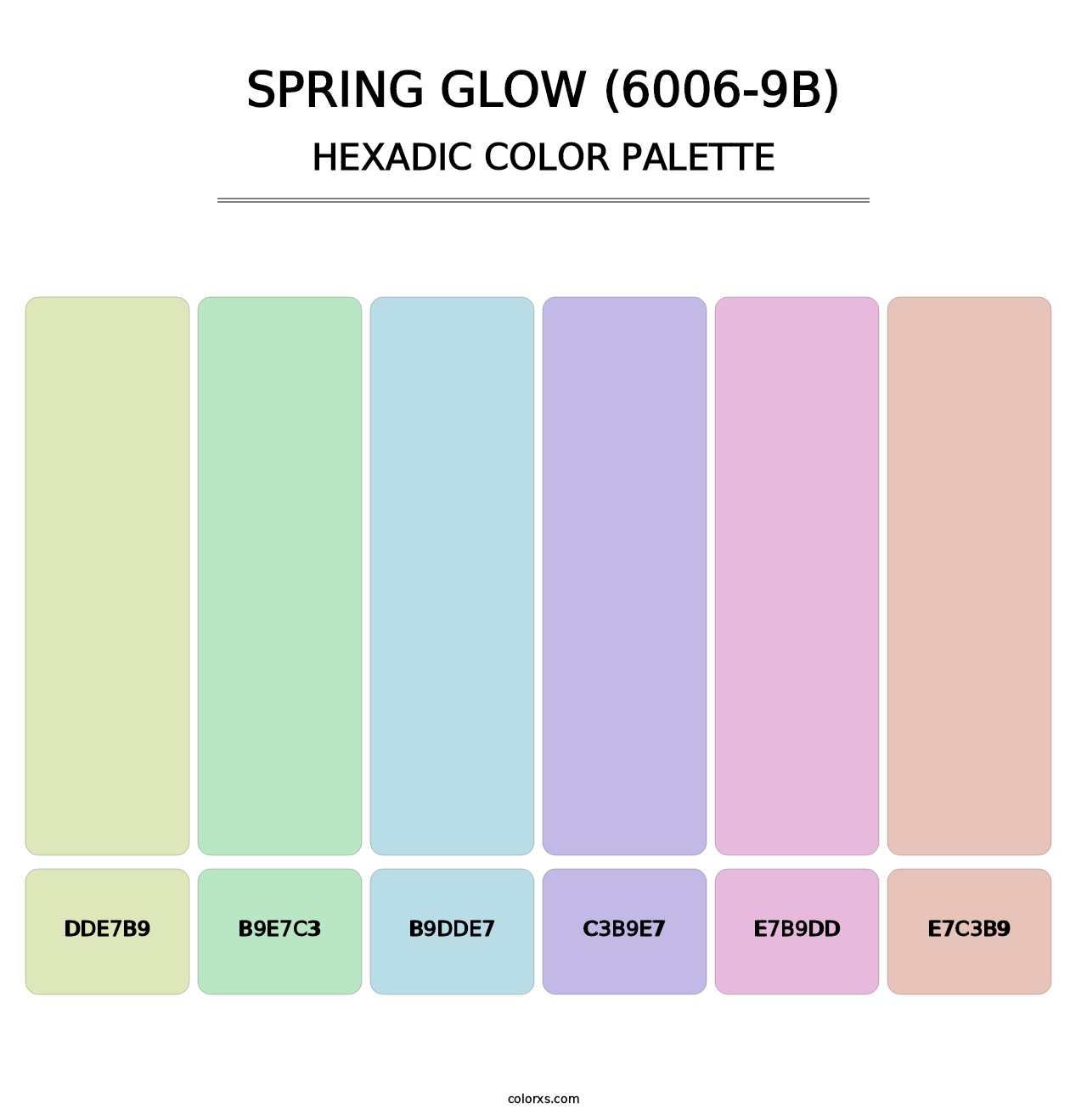 Spring Glow (6006-9B) - Hexadic Color Palette