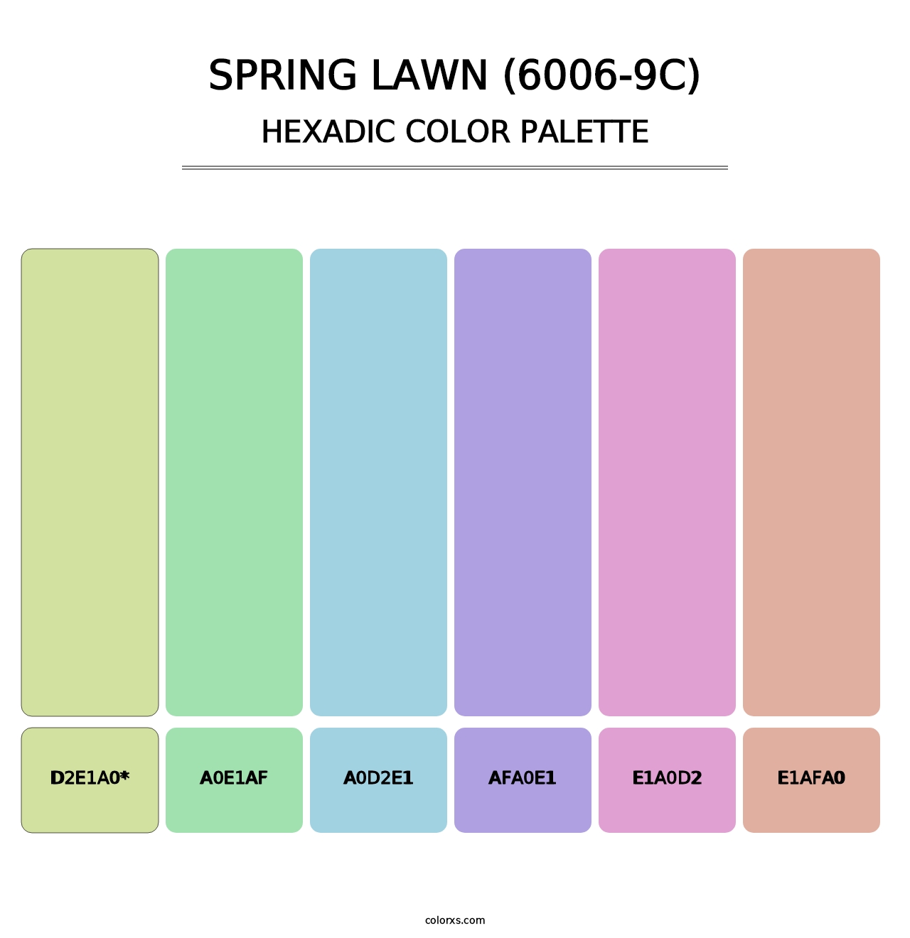 Spring Lawn (6006-9C) - Hexadic Color Palette