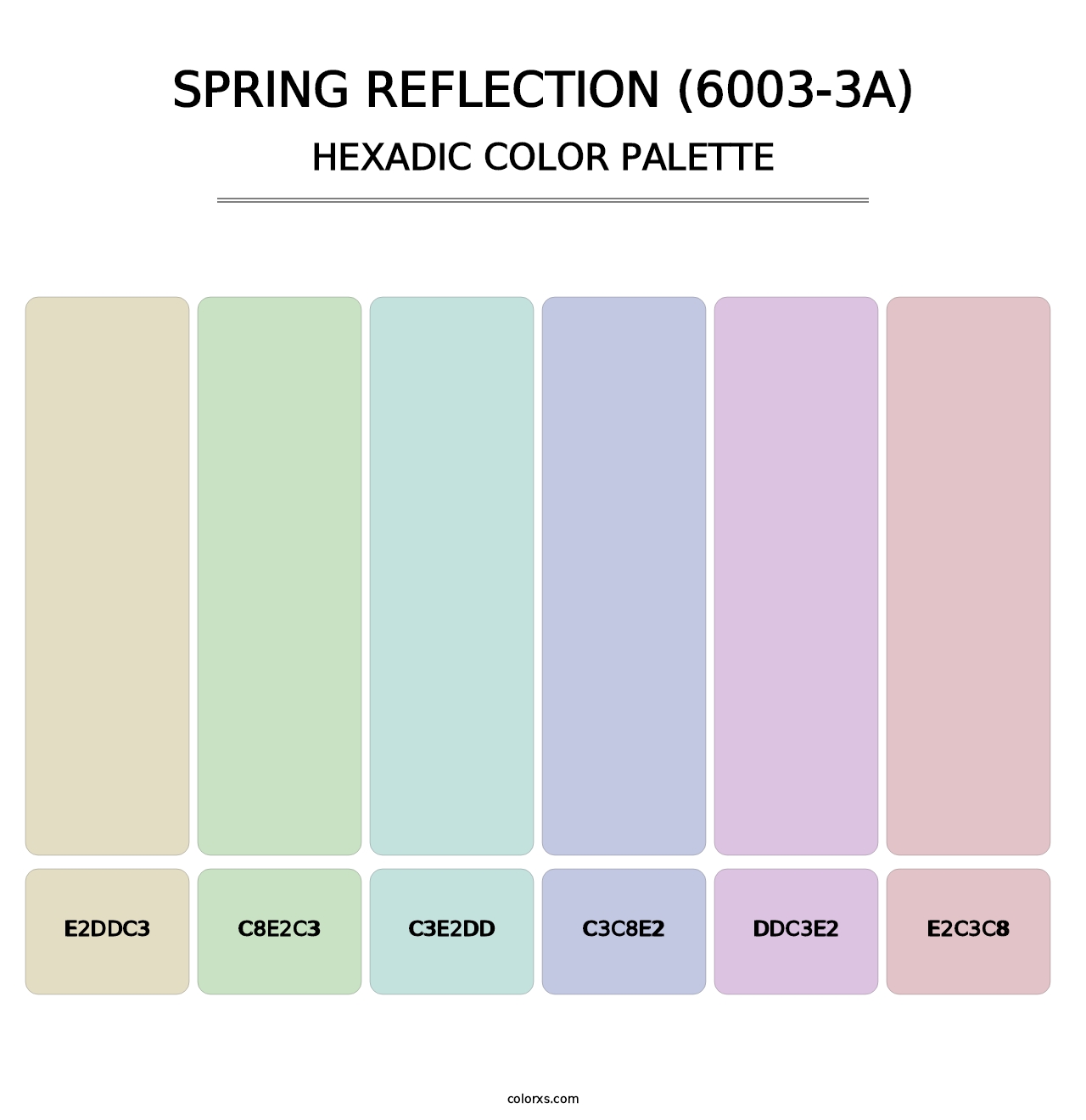 Spring Reflection (6003-3A) - Hexadic Color Palette