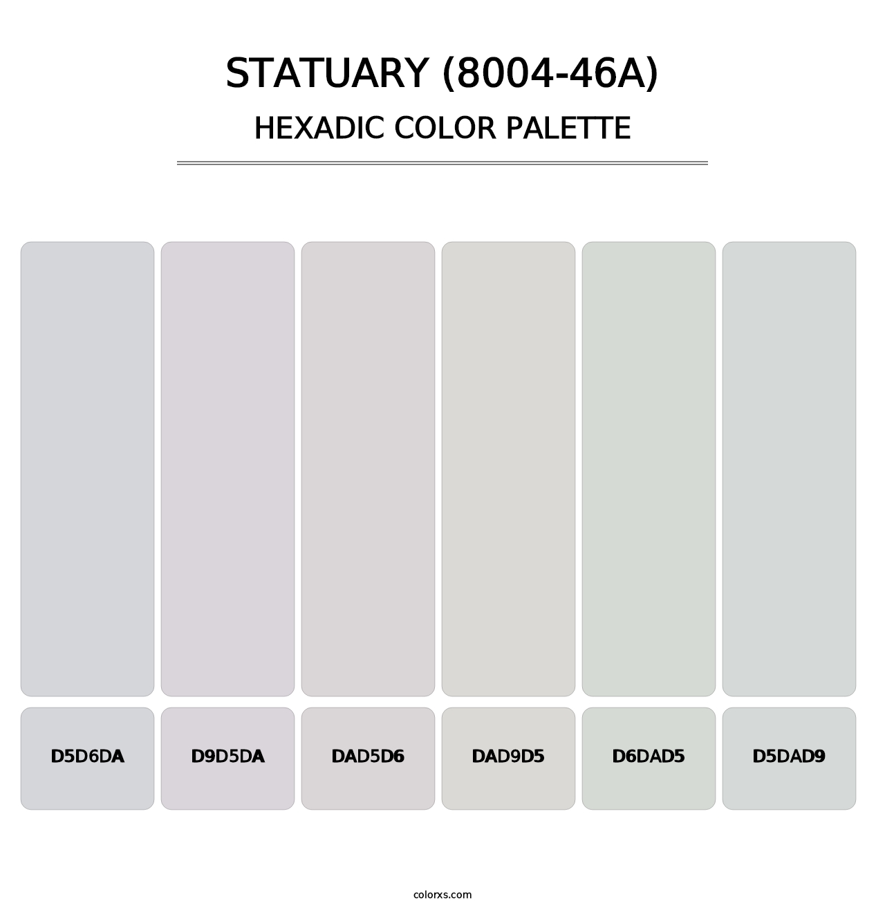 Statuary (8004-46A) - Hexadic Color Palette