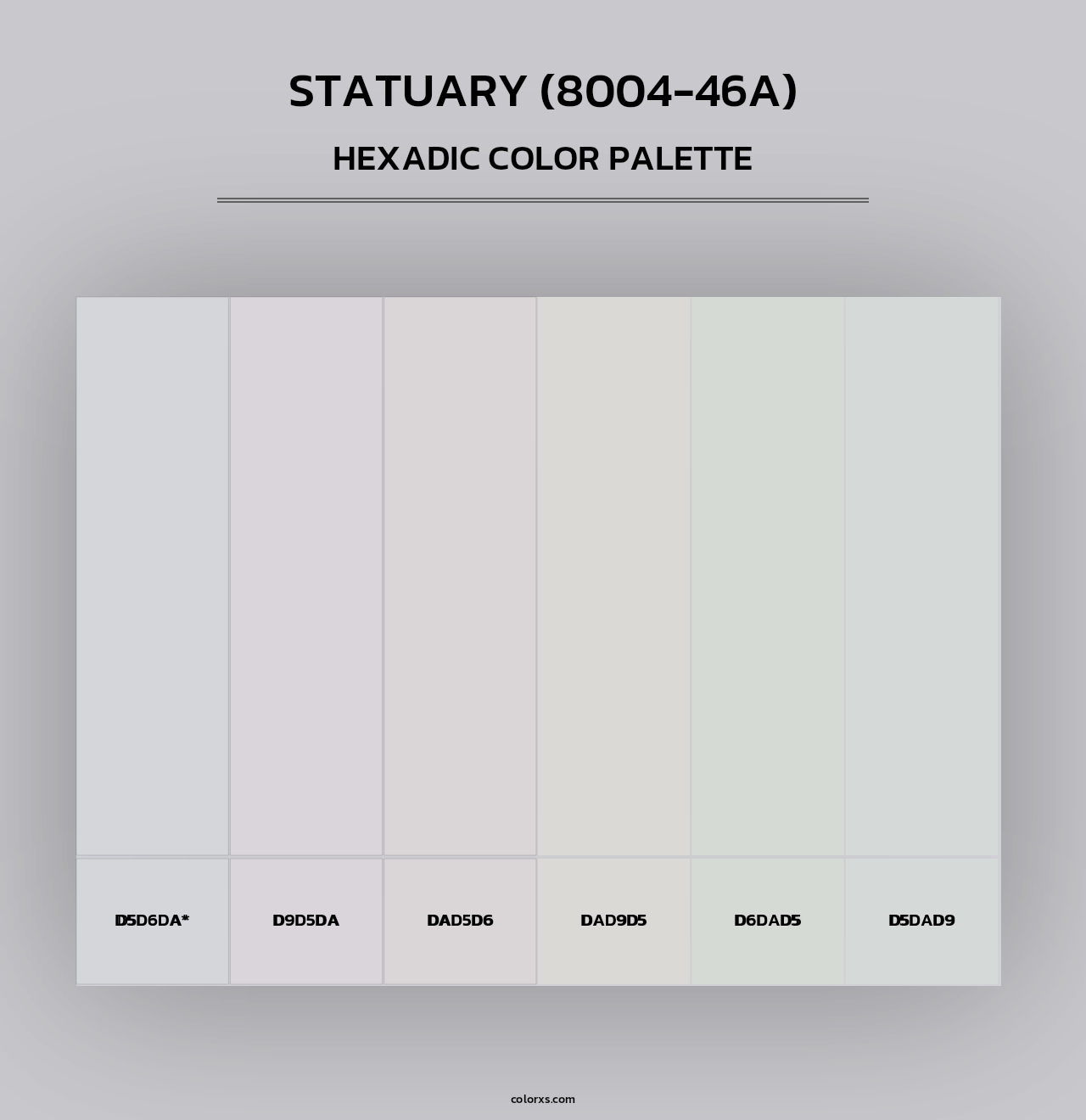Statuary (8004-46A) - Hexadic Color Palette