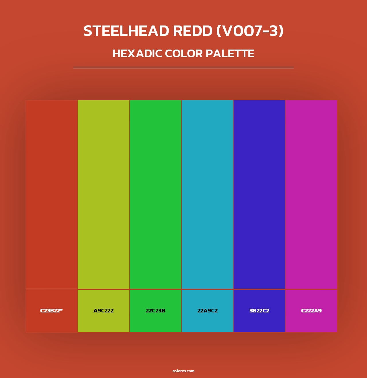 Steelhead Redd (V007-3) - Hexadic Color Palette