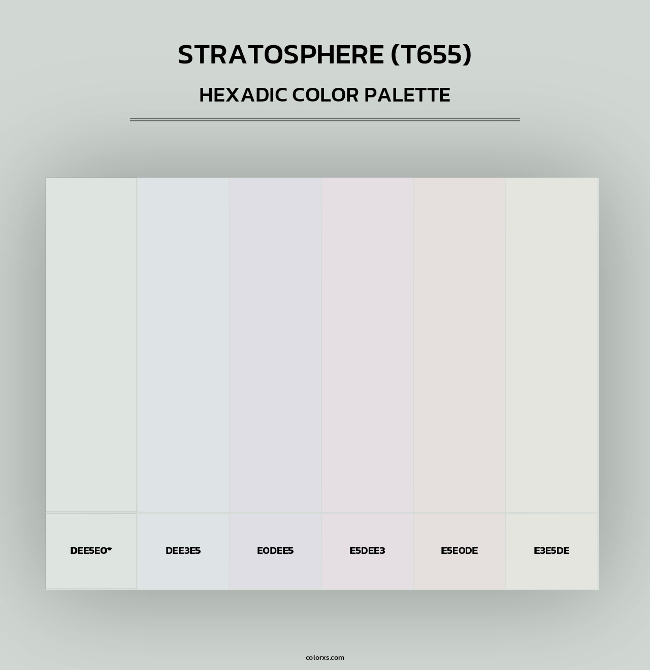 Stratosphere (T655) - Hexadic Color Palette
