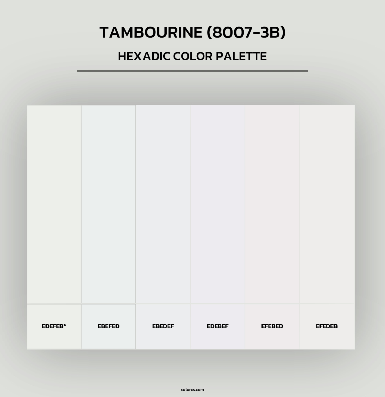 Tambourine (8007-3B) - Hexadic Color Palette