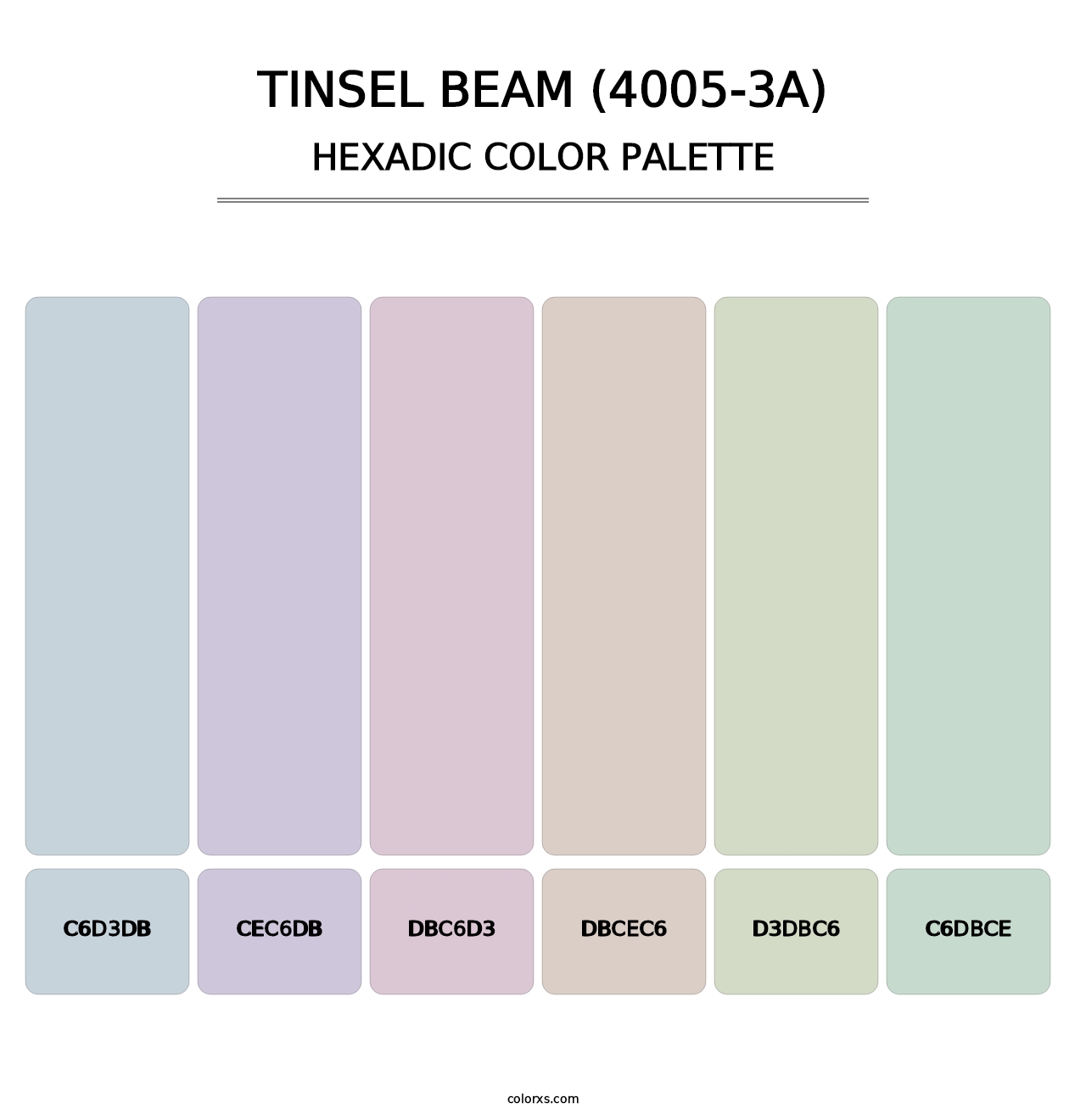 Tinsel Beam (4005-3A) - Hexadic Color Palette