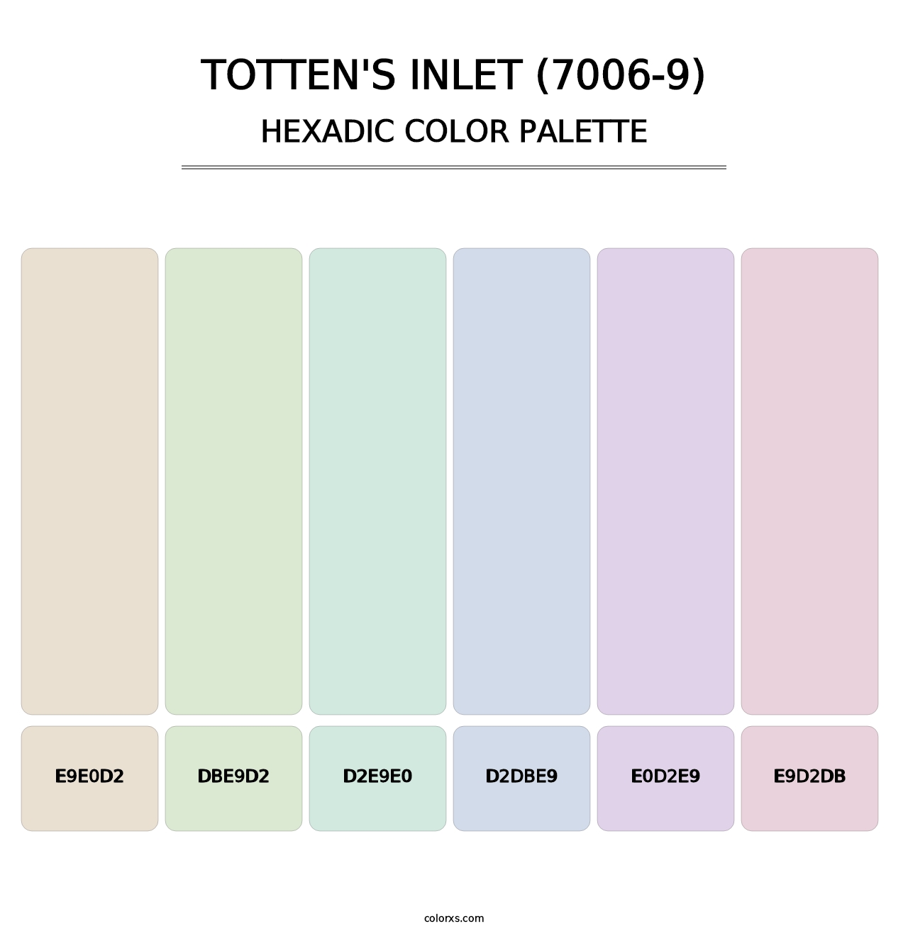 Totten's Inlet (7006-9) - Hexadic Color Palette