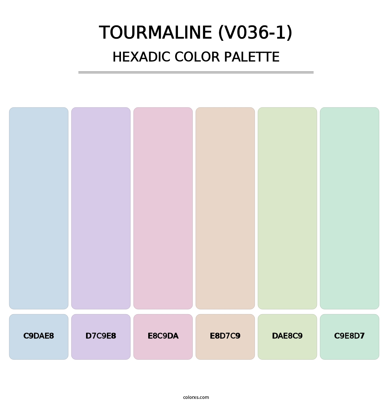 Tourmaline (V036-1) - Hexadic Color Palette