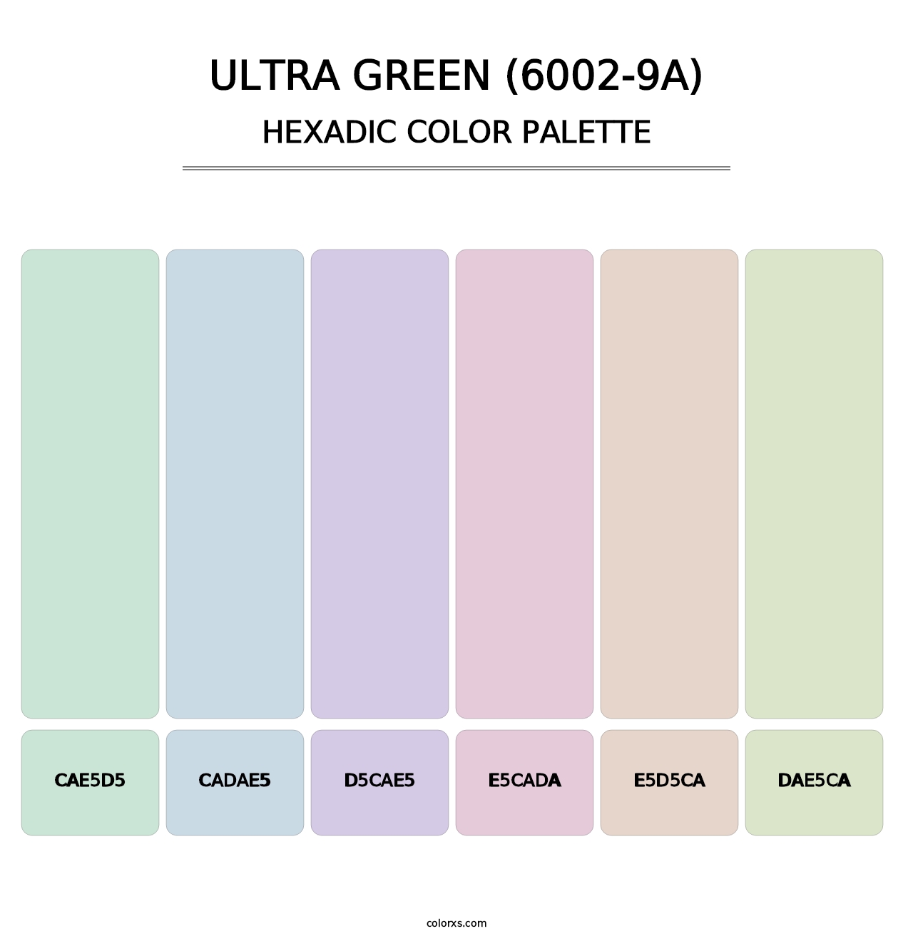 Ultra Green (6002-9A) - Hexadic Color Palette