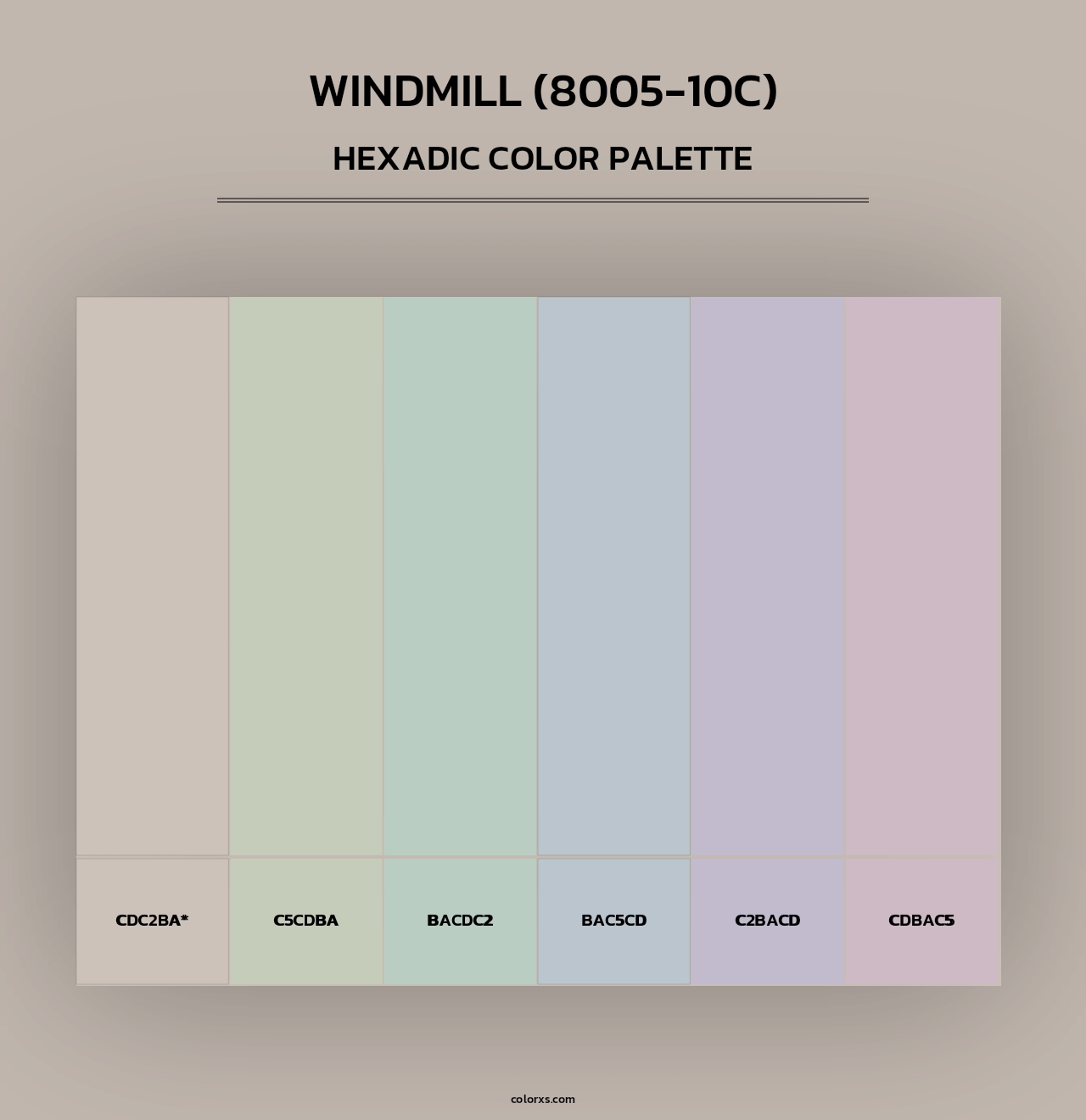 Windmill (8005-10C) - Hexadic Color Palette