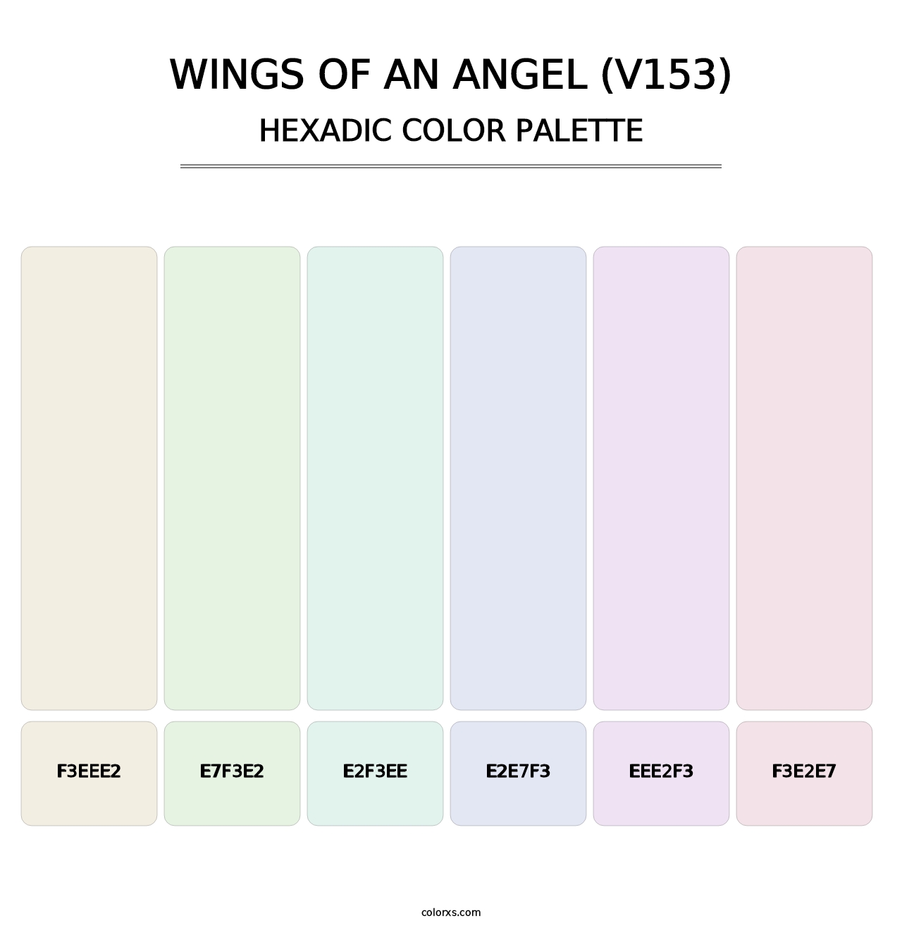Wings of an Angel (V153) - Hexadic Color Palette