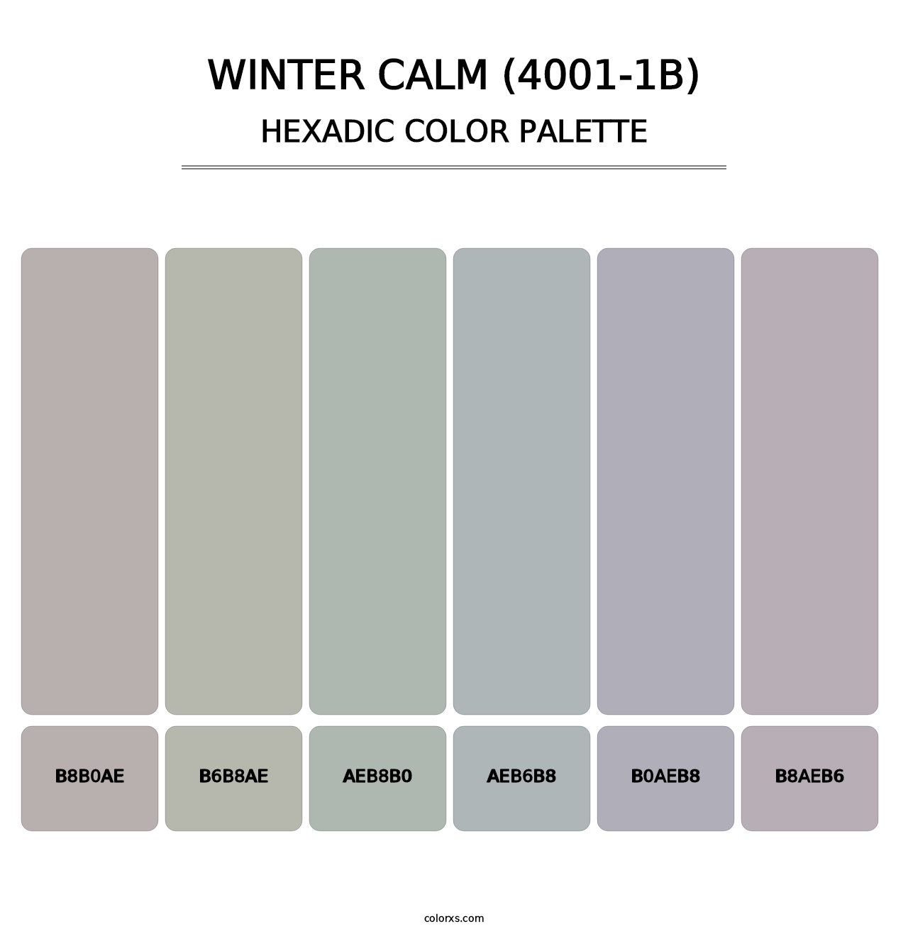 Winter Calm (4001-1B) - Hexadic Color Palette