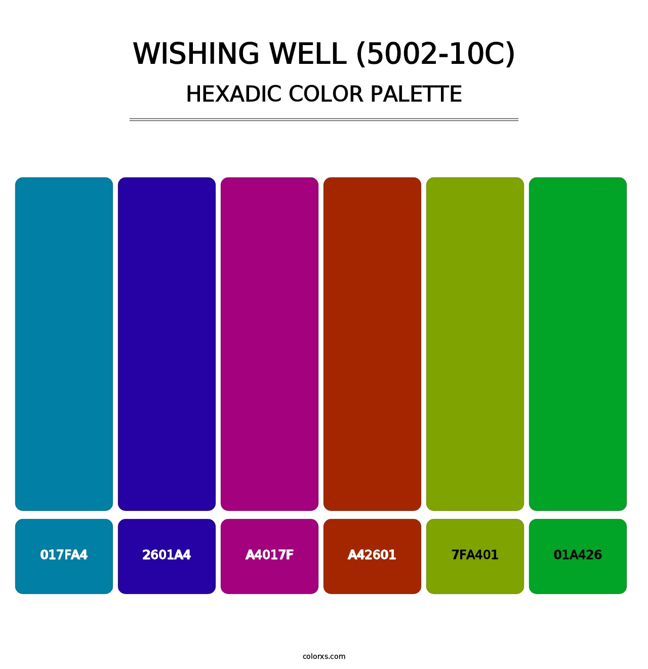 Wishing Well (5002-10C) - Hexadic Color Palette