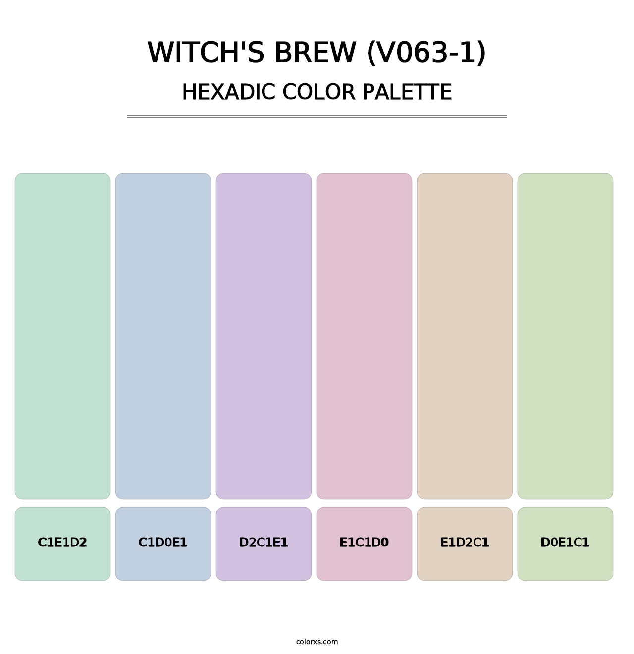 Witch's Brew (V063-1) - Hexadic Color Palette
