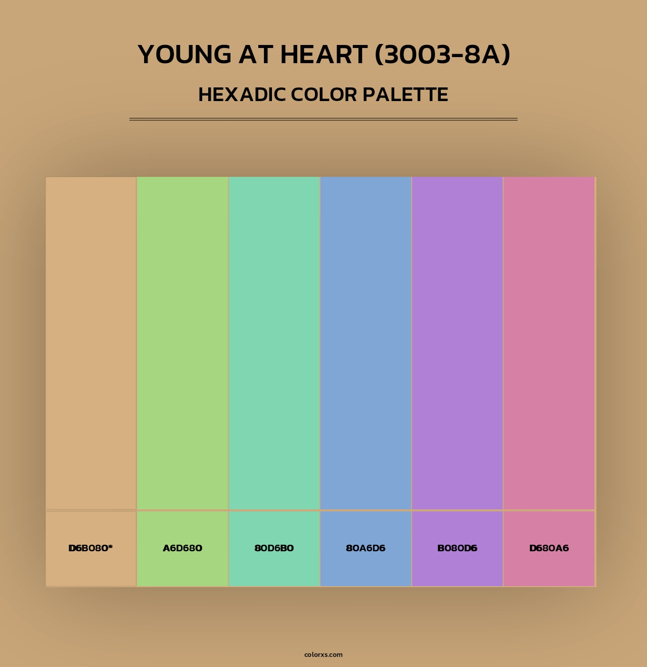 Young at Heart (3003-8A) - Hexadic Color Palette