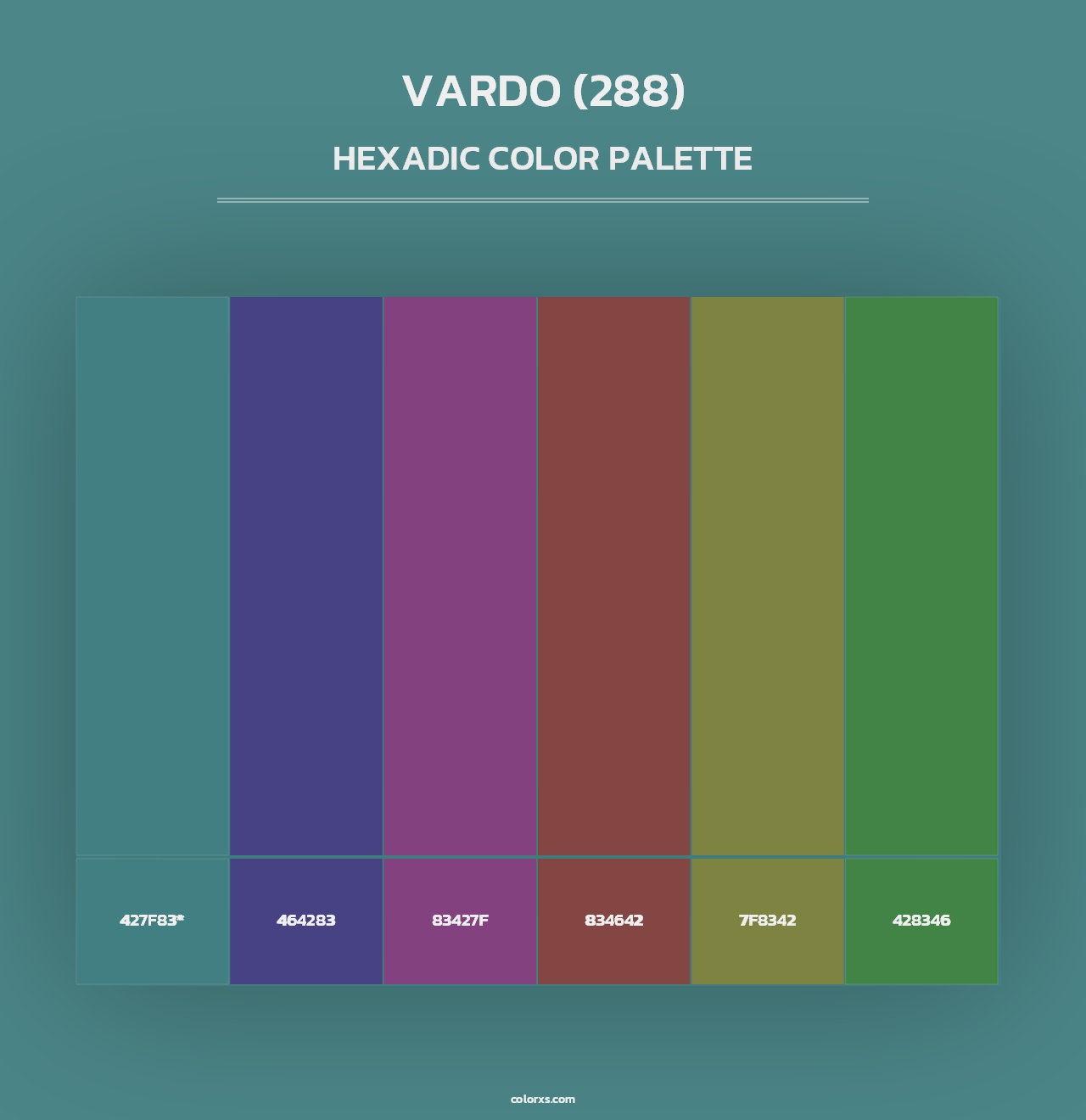 Vardo (288) - Hexadic Color Palette