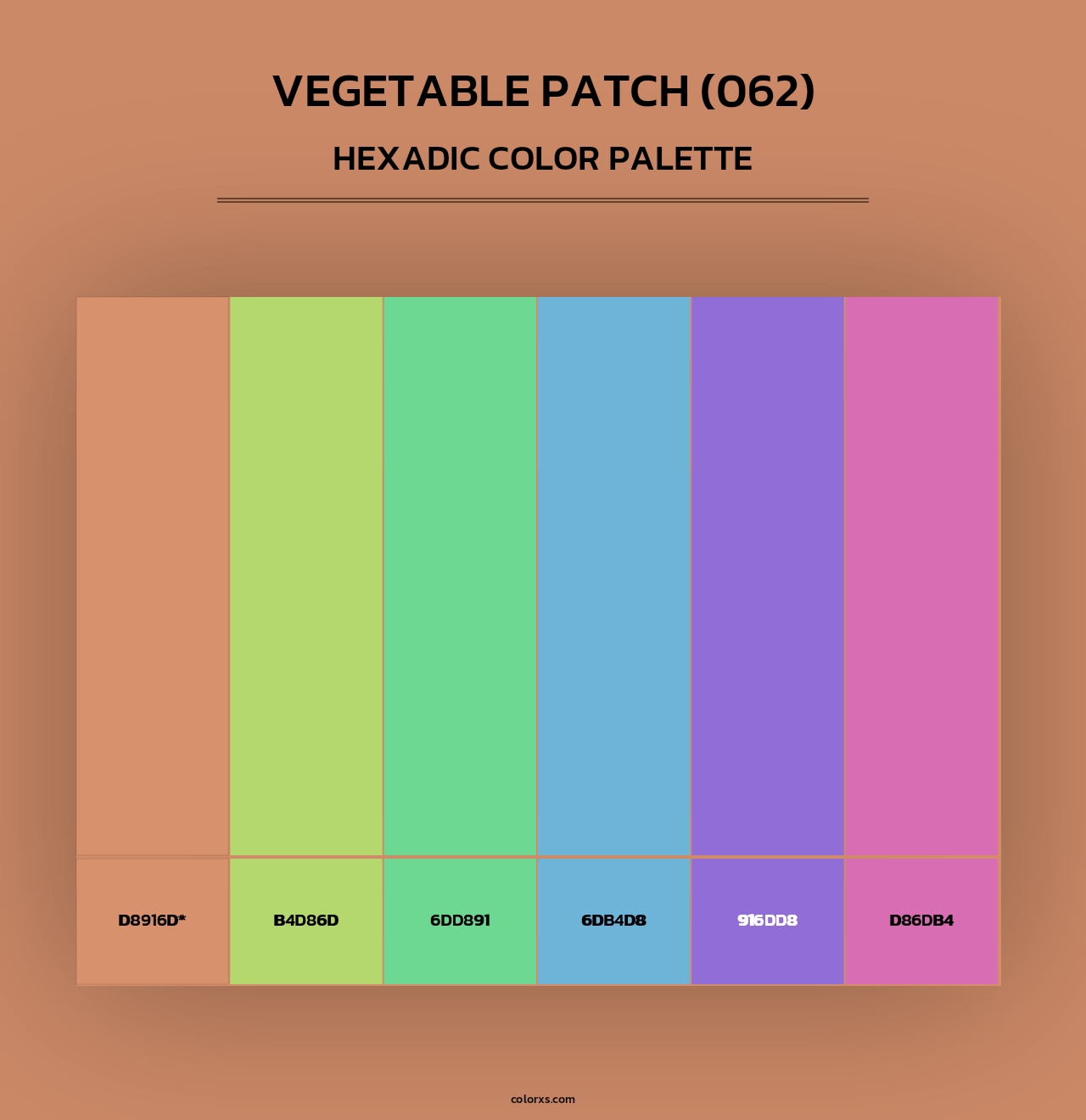 Vegetable Patch (062) - Hexadic Color Palette