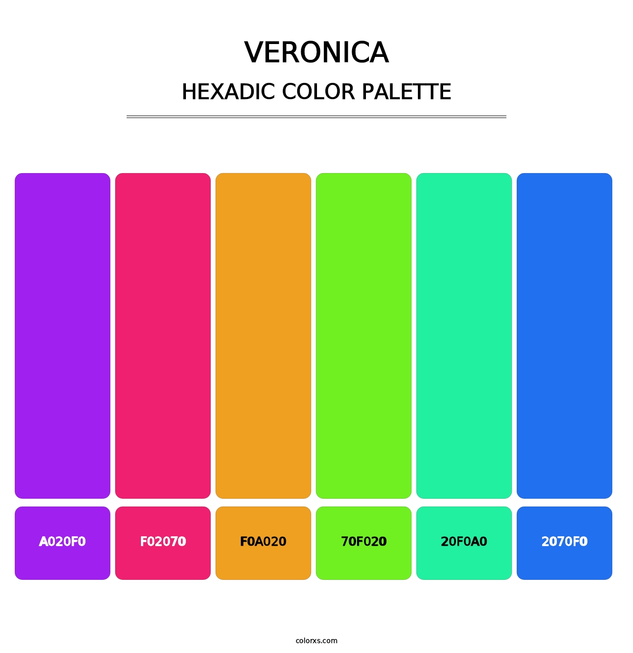 Veronica - Hexadic Color Palette