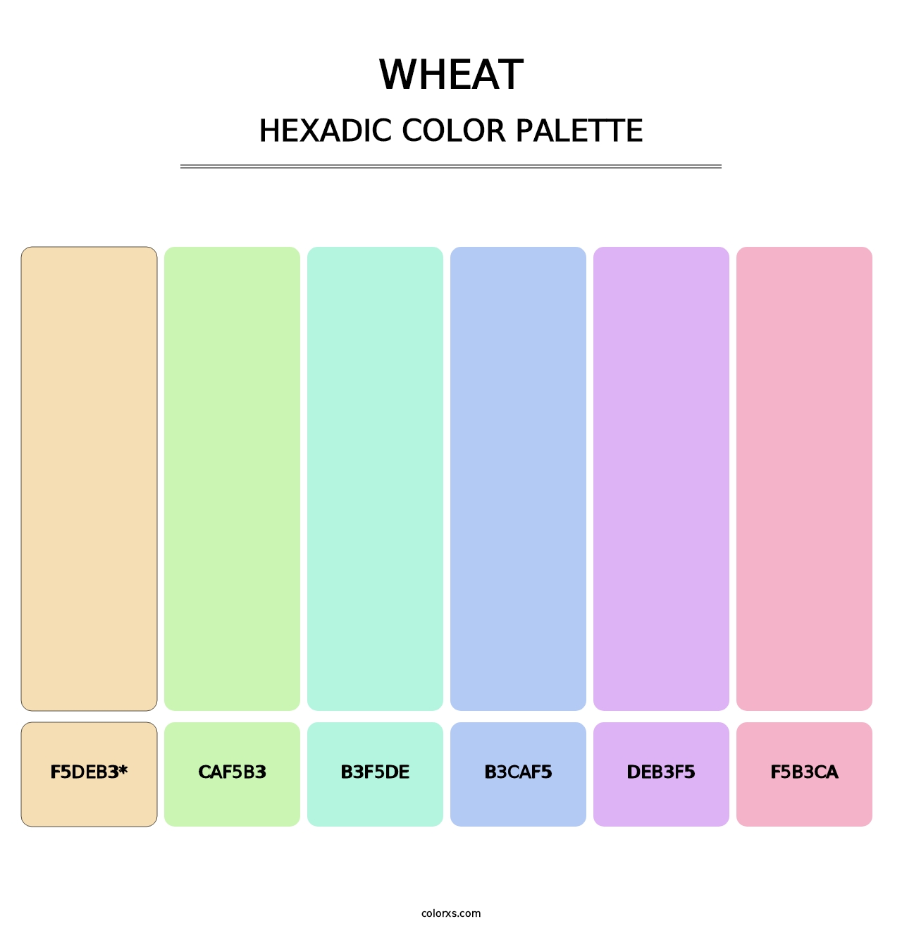 Wheat - Hexadic Color Palette