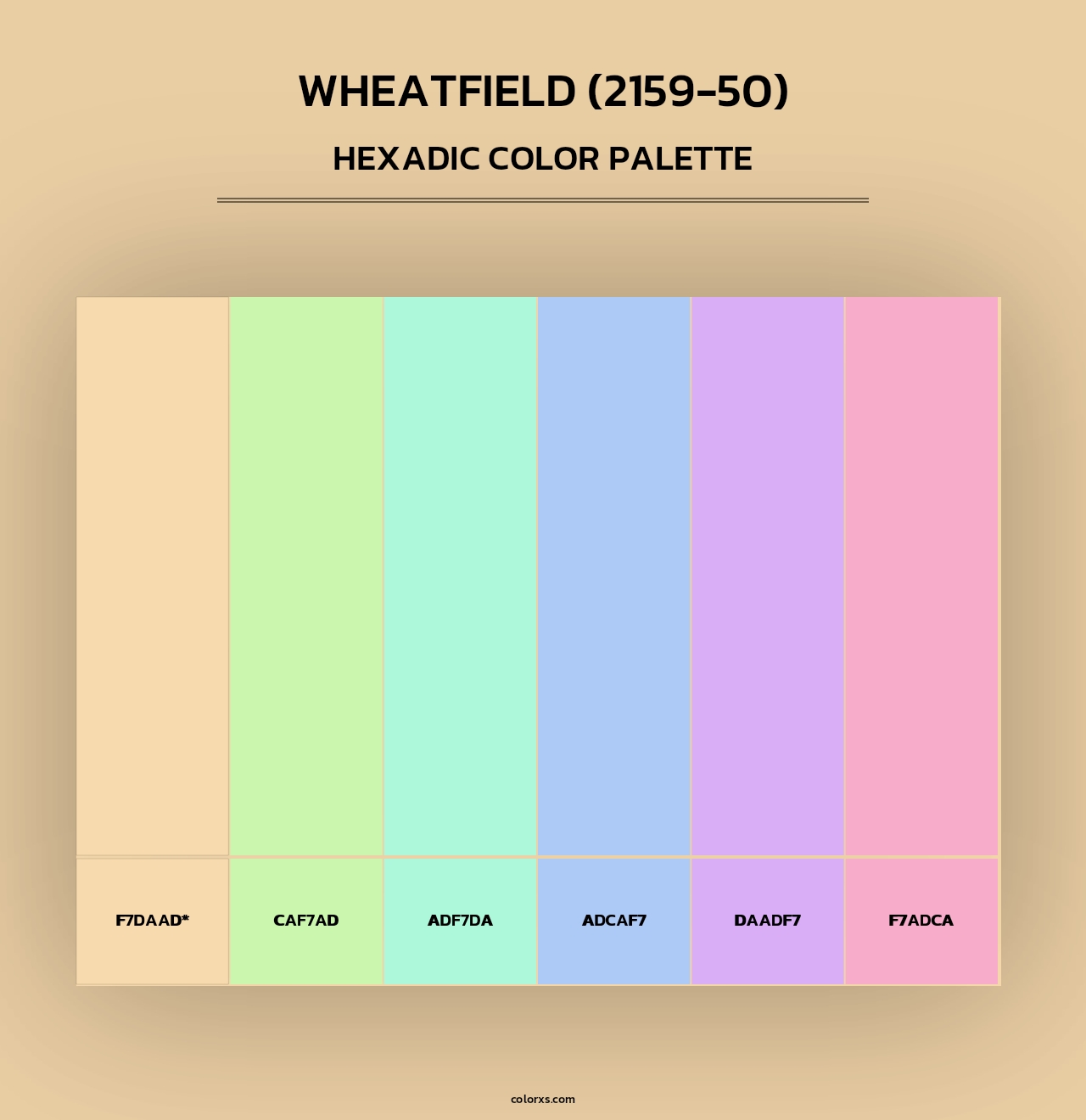 Wheatfield (2159-50) - Hexadic Color Palette