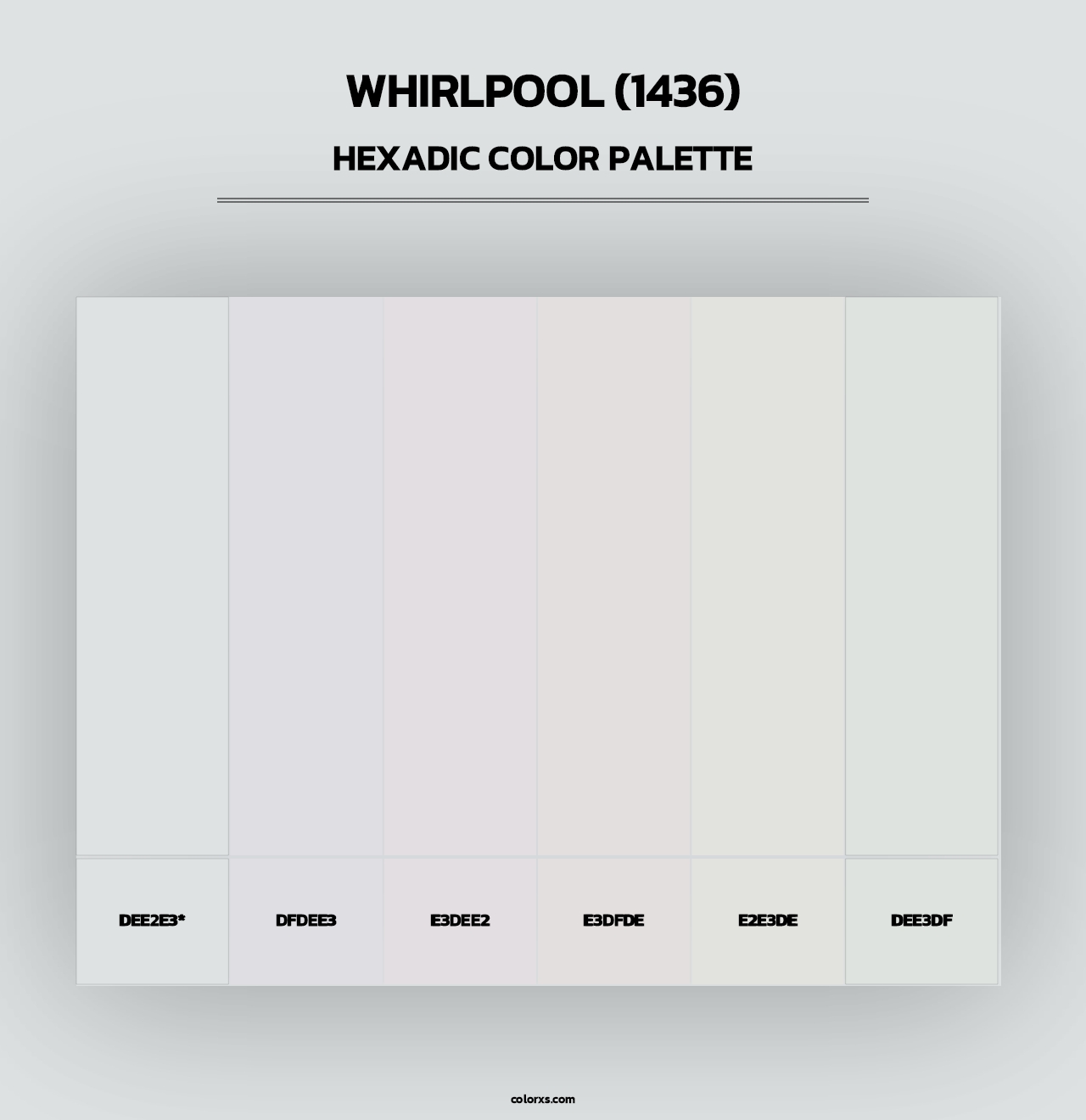 Whirlpool (1436) - Hexadic Color Palette