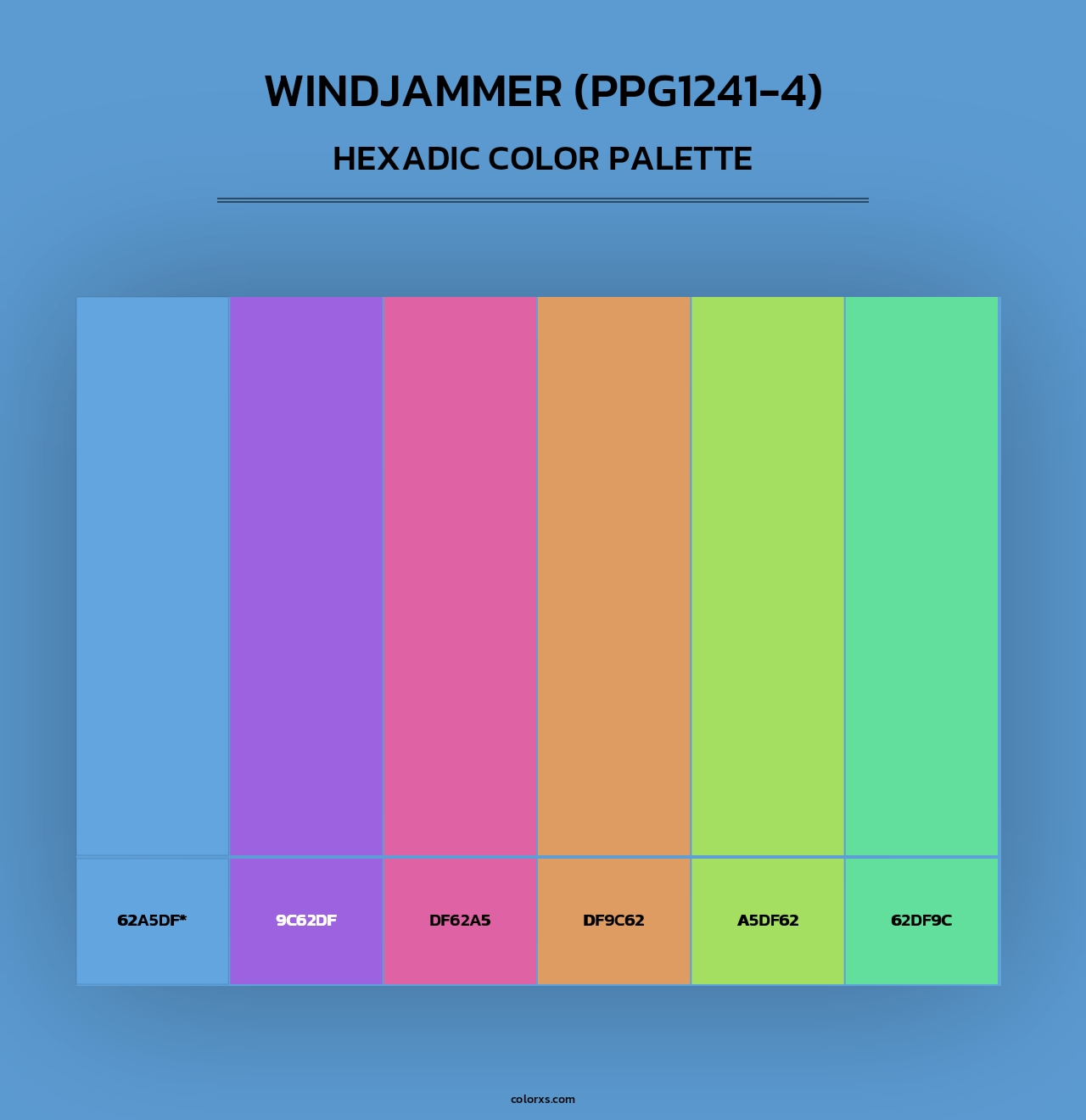 Windjammer (PPG1241-4) - Hexadic Color Palette