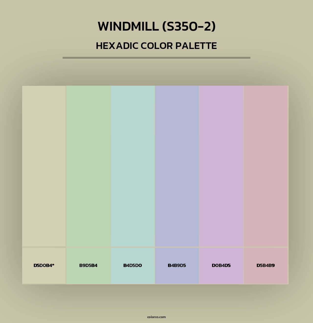 Windmill (S350-2) - Hexadic Color Palette